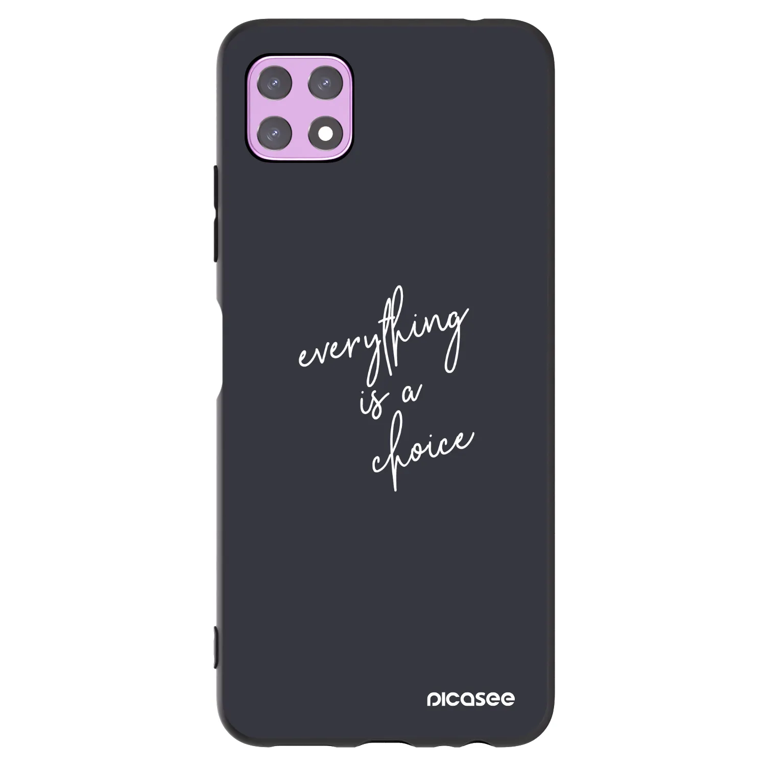 Picasee husă neagră din silicon pentru Samsung Galaxy A22 A226B 5G - Everything is a choice