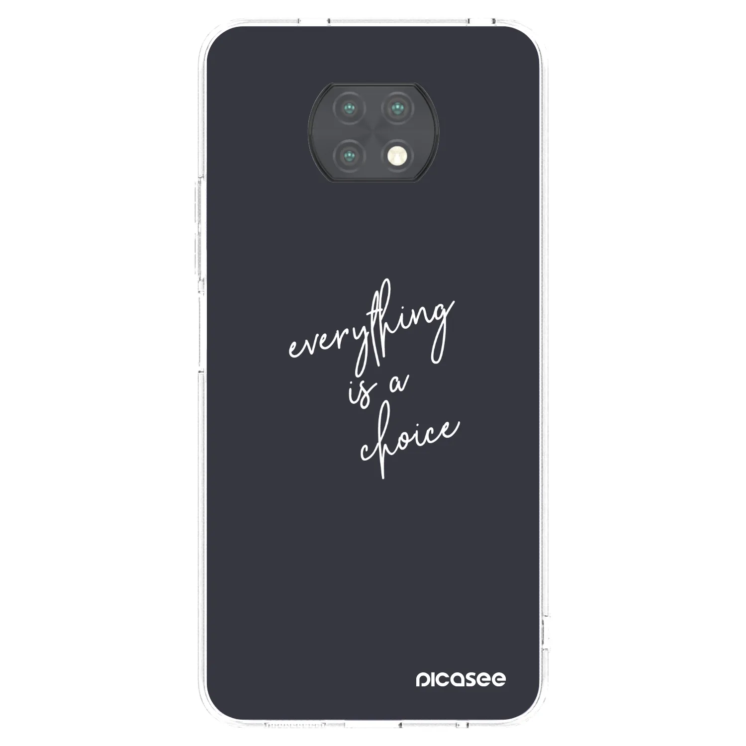 Picasee husă transparentă din silicon pentru Xiaomi Redmi Note 9T - Everything is a choice