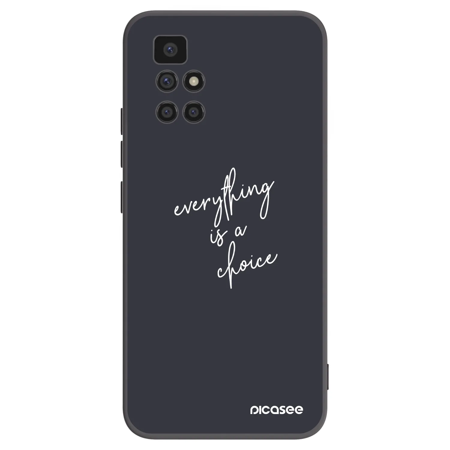 Picasee husă neagră din silicon pentru Xiaomi Redmi 10 - Everything is a choice