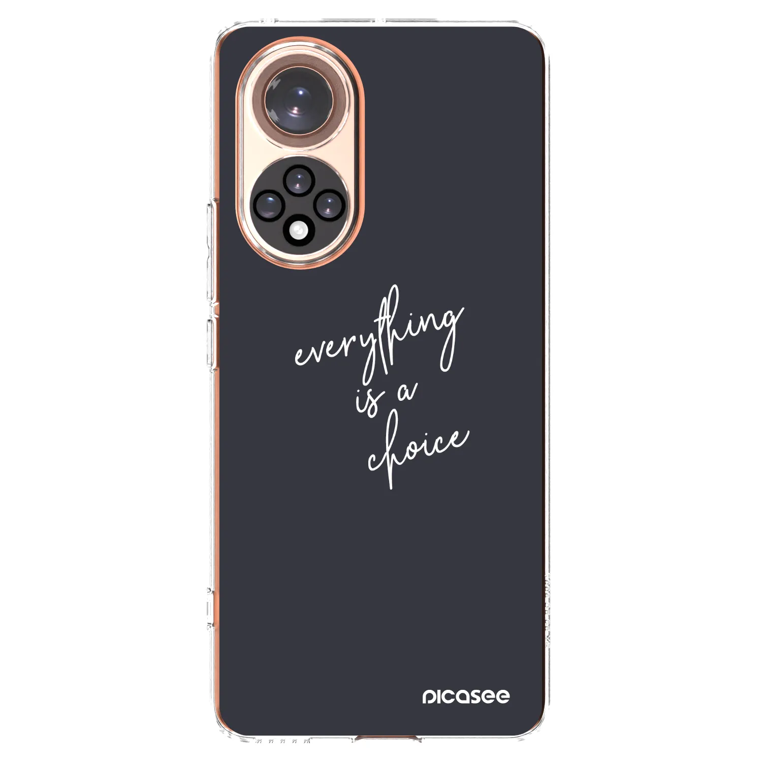 Picasee husă transparentă din silicon pentru Honor 50 5G - Everything is a choice