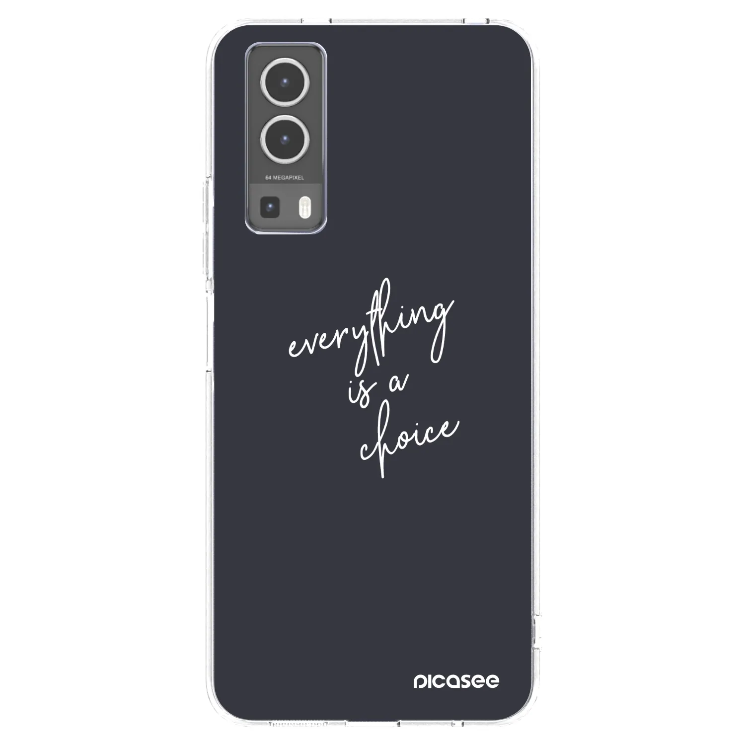 Picasee husă transparentă din silicon pentru Vivo Y72 5G - Everything is a choice