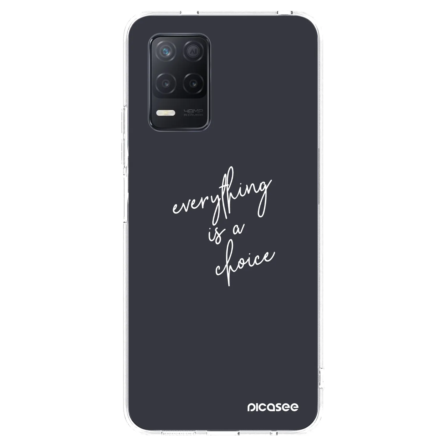 Picasee husă transparentă din silicon pentru Realme 8 5G - Everything is a choice