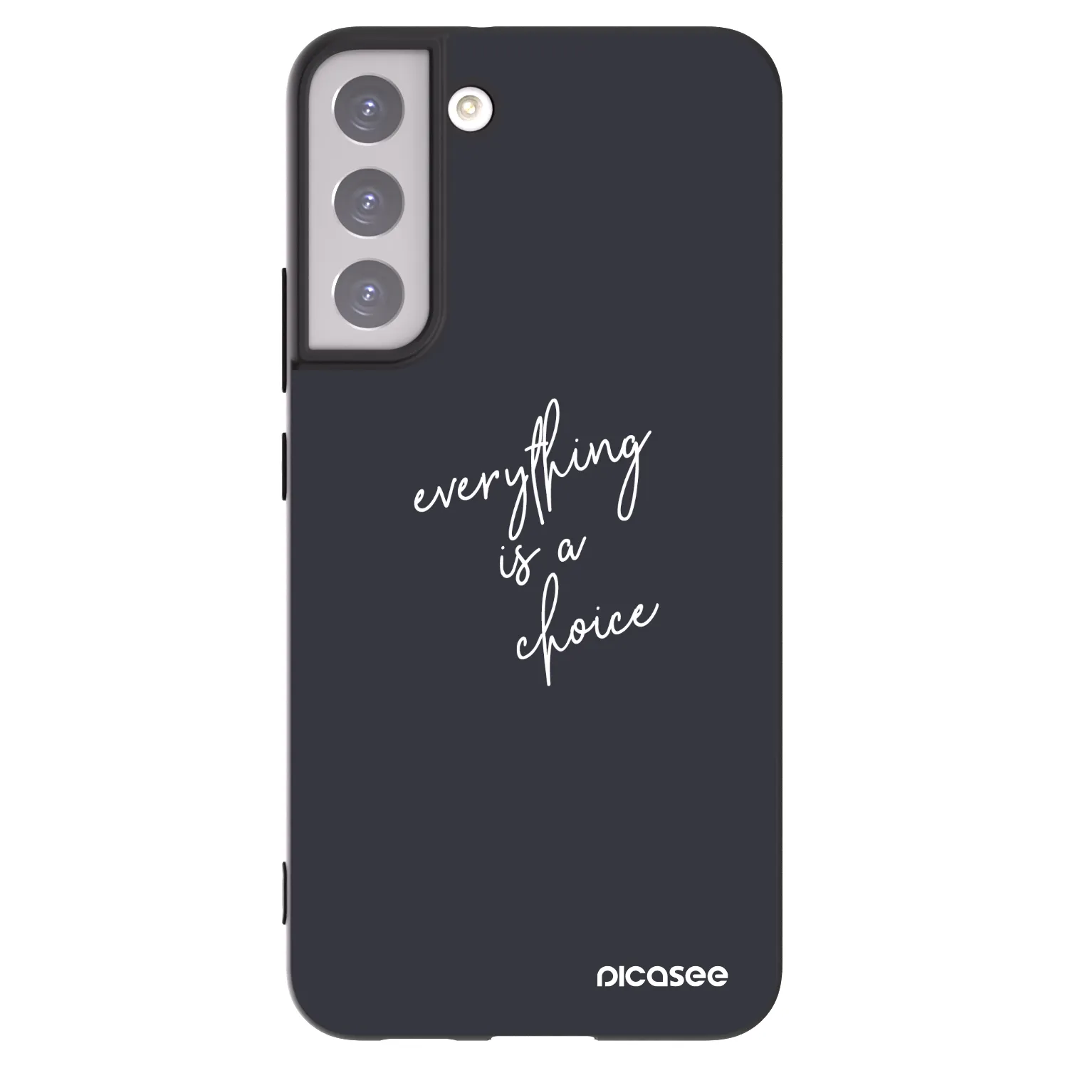 Picasee husă neagră din silicon pentru Samsung Galaxy S22+ 5G - Everything is a choice