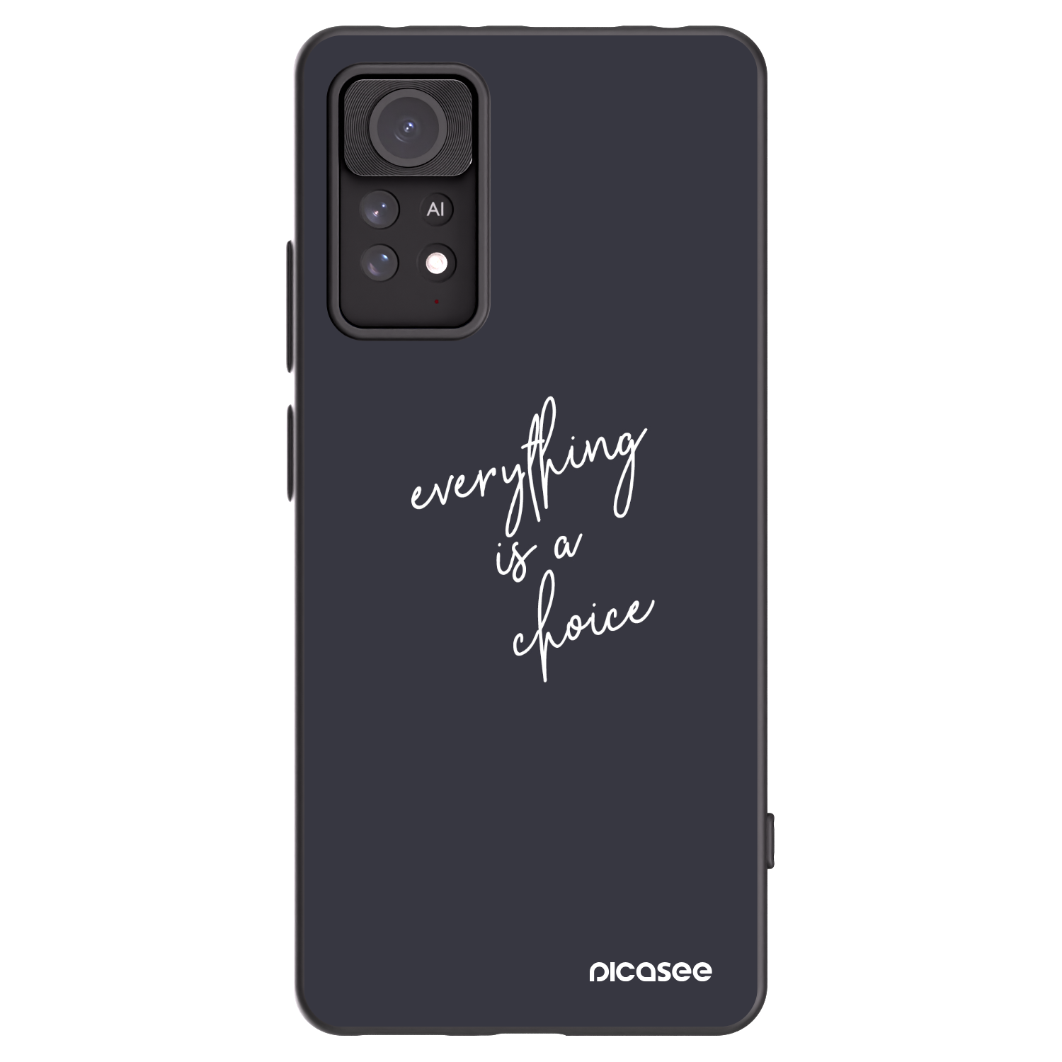 Picasee husă neagră din silicon pentru Xiaomi Redmi Note 11 Pro 5G - Everything is a choice