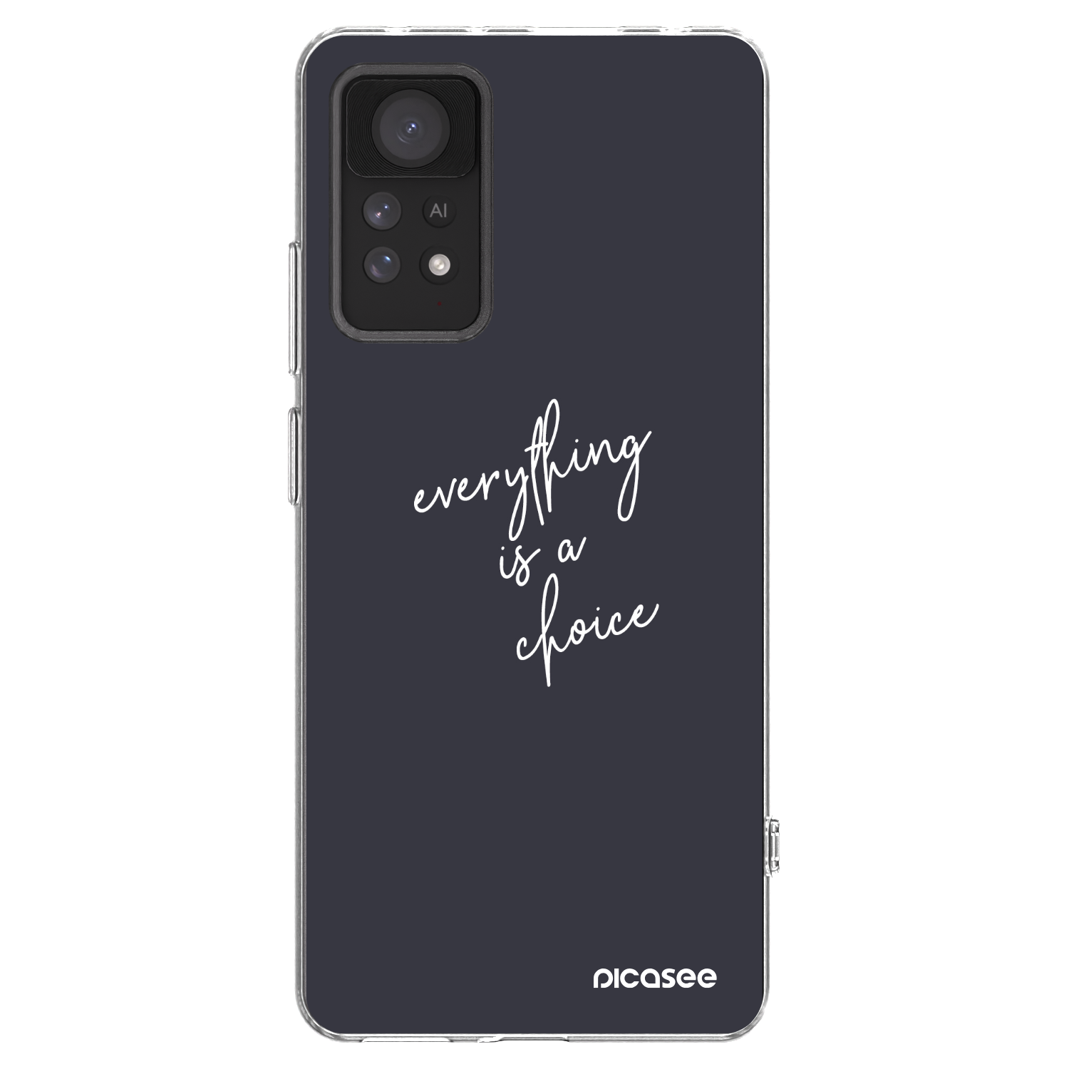 Picasee husă transparentă din silicon pentru Xiaomi Redmi Note 11 Pro 5G - Everything is a choice