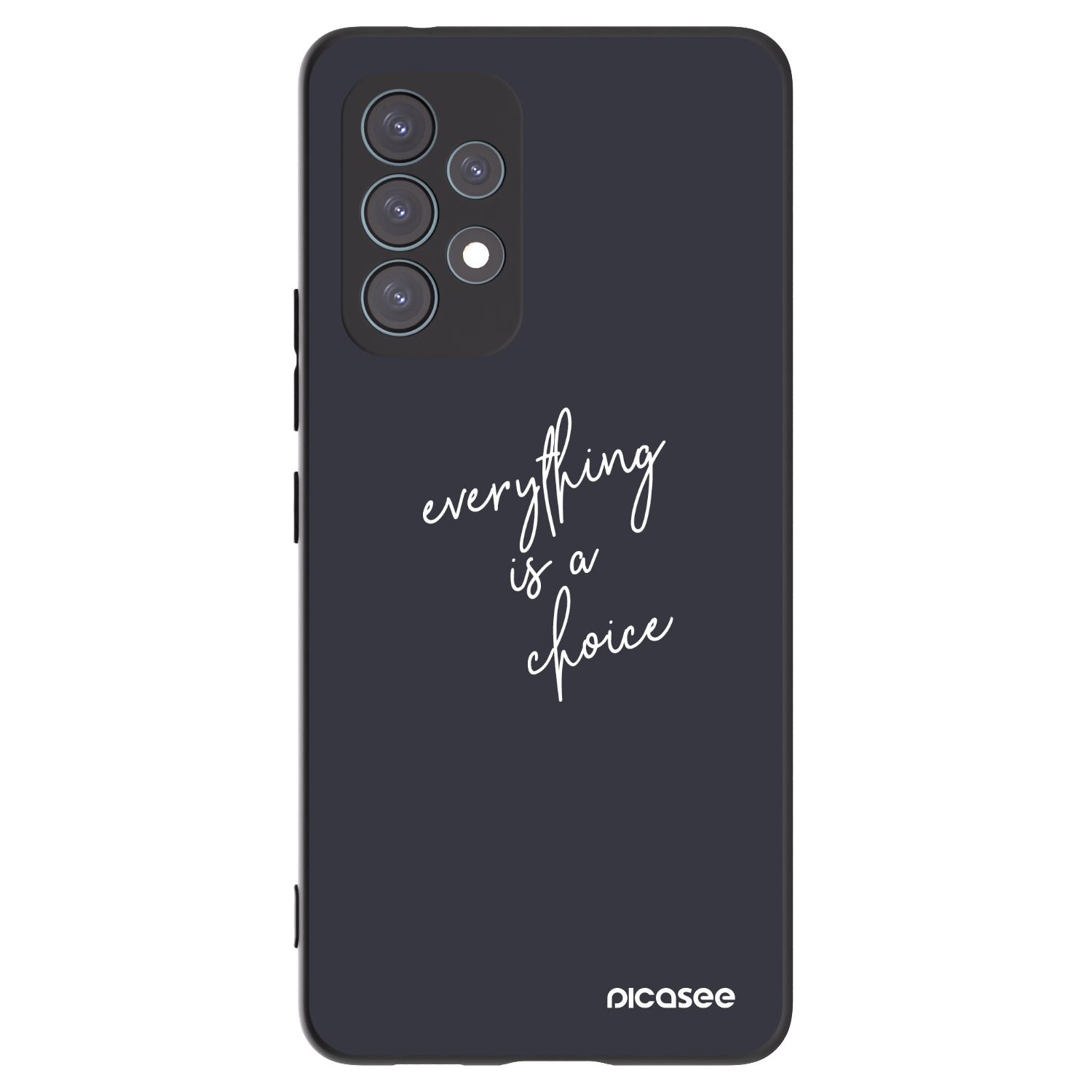 Picasee husă neagră din silicon pentru Samsung Galaxy A53 5G A536 - Everything is a choice