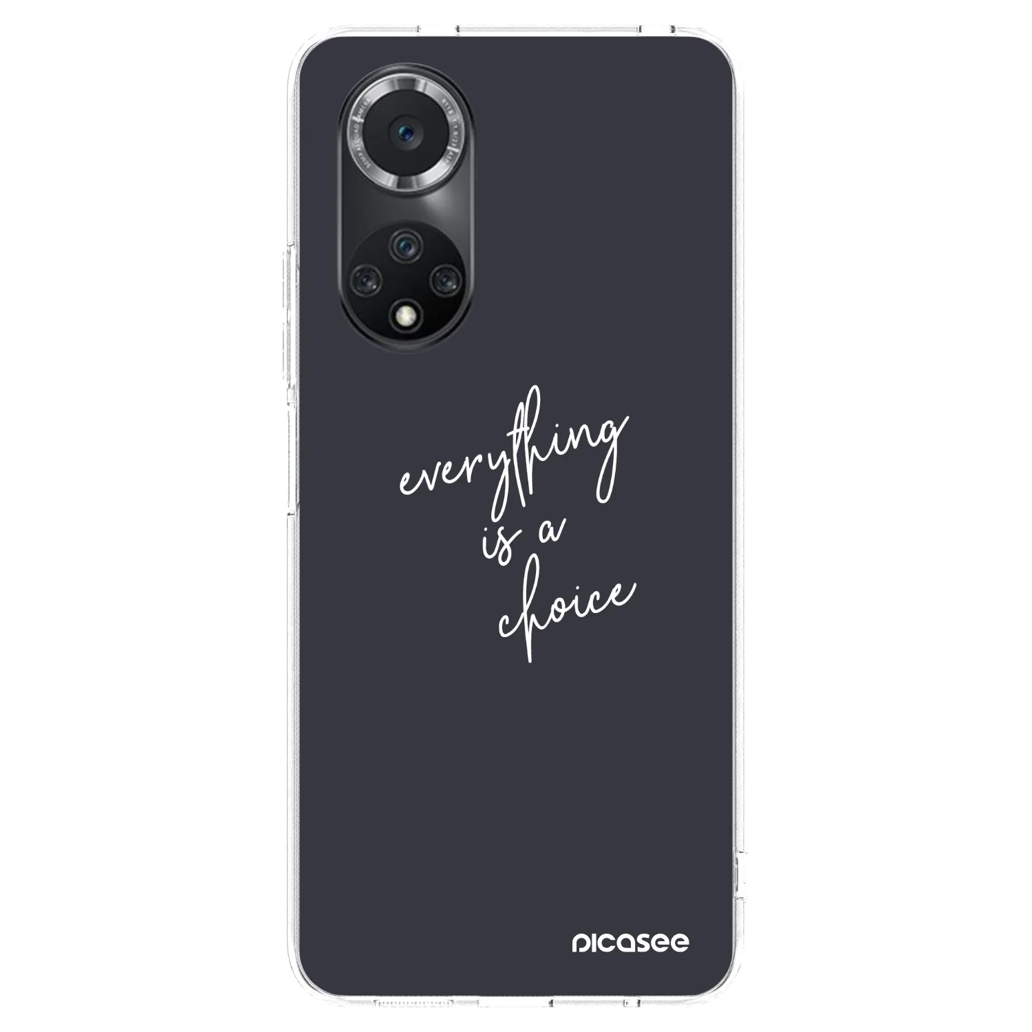 Picasee husă transparentă din silicon pentru Huawei Nova 9 SE - Everything is a choice
