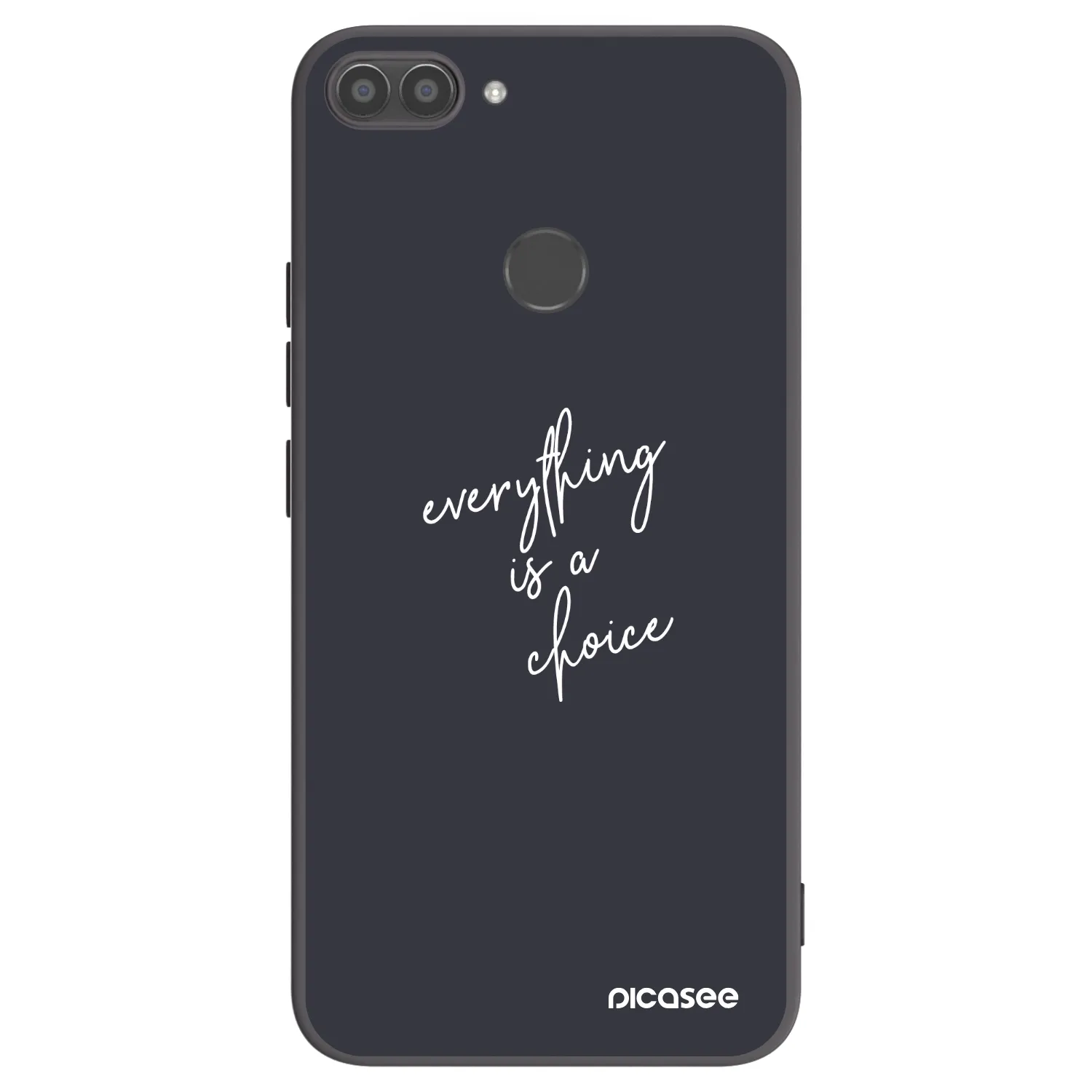Picasee husă neagră din silicon pentru Huawei P Smart - Everything is a choice