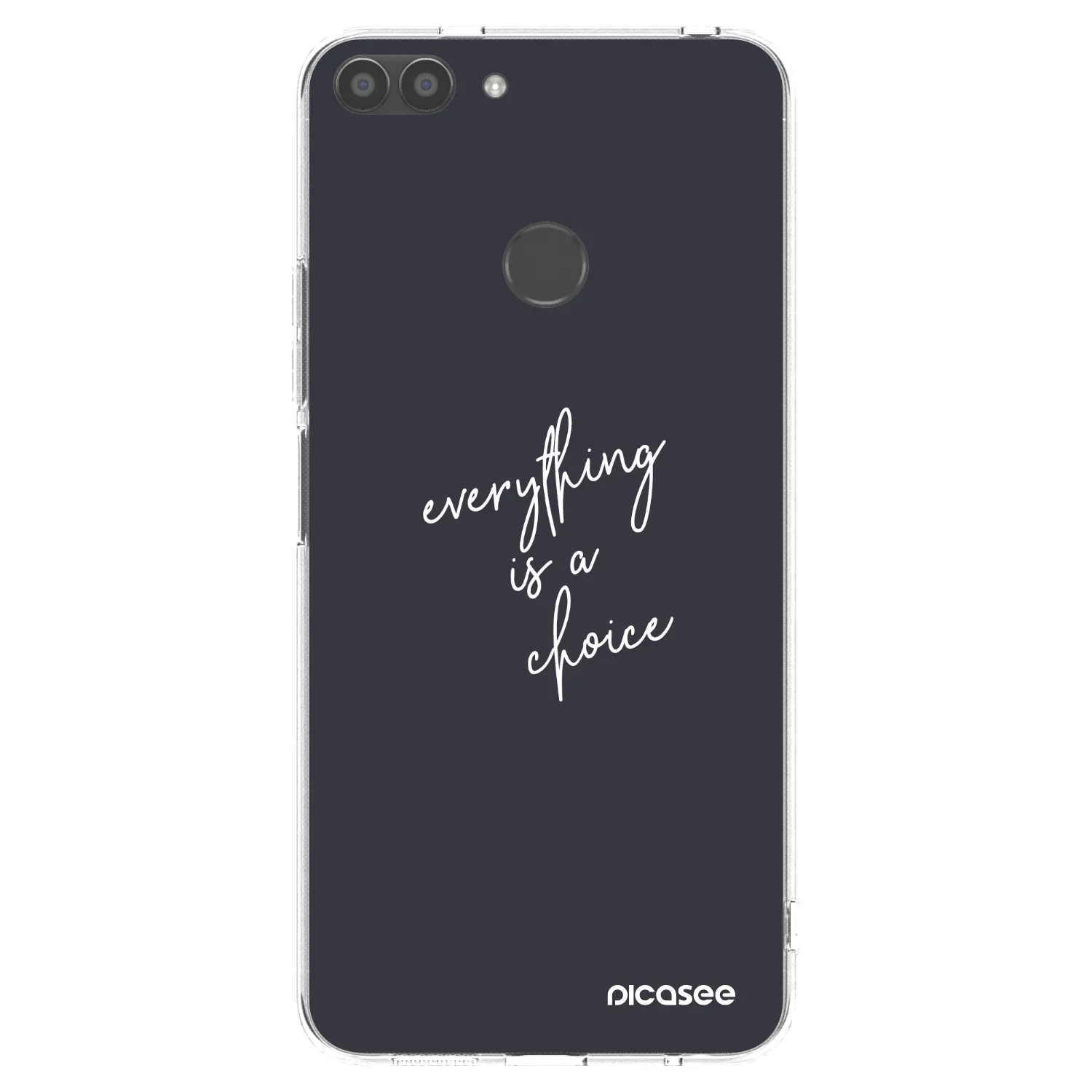 Picasee husă transparentă din silicon pentru Huawei P Smart - Everything is a choice