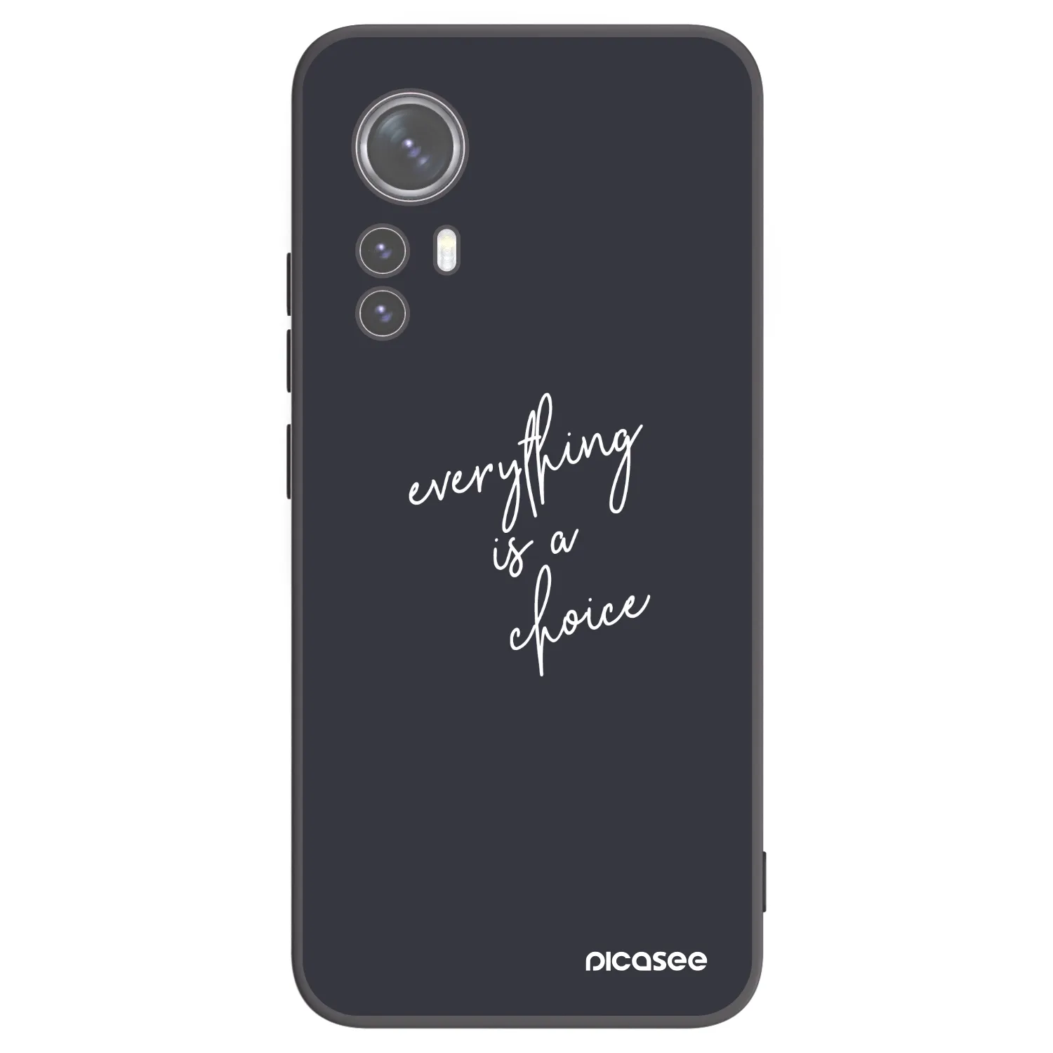 Picasee husă neagră din silicon pentru Xiaomi 12X - Everything is a choice