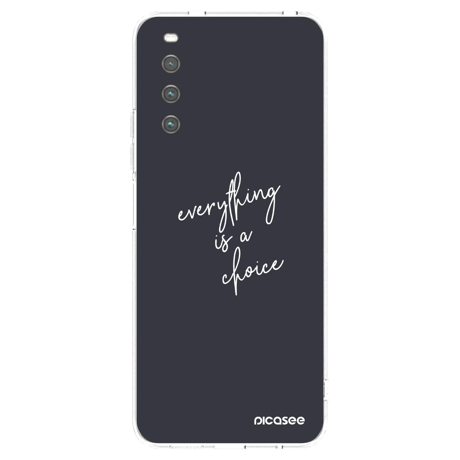 Picasee husă transparentă din silicon pentru Sony Xperia 10 IV 5G - Everything is a choice