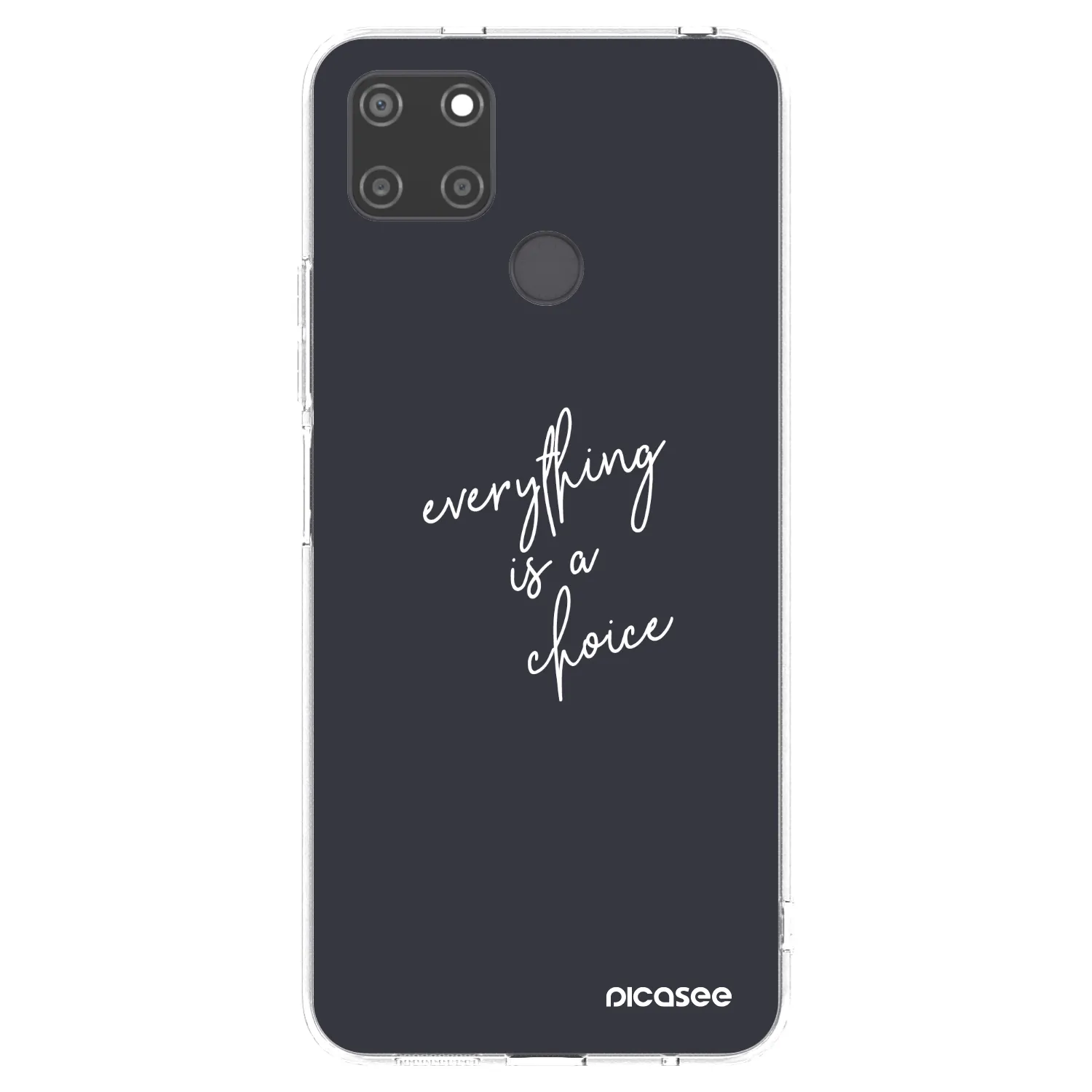 Picasee husă transparentă din silicon pentru Realme C21Y - Everything is a choice