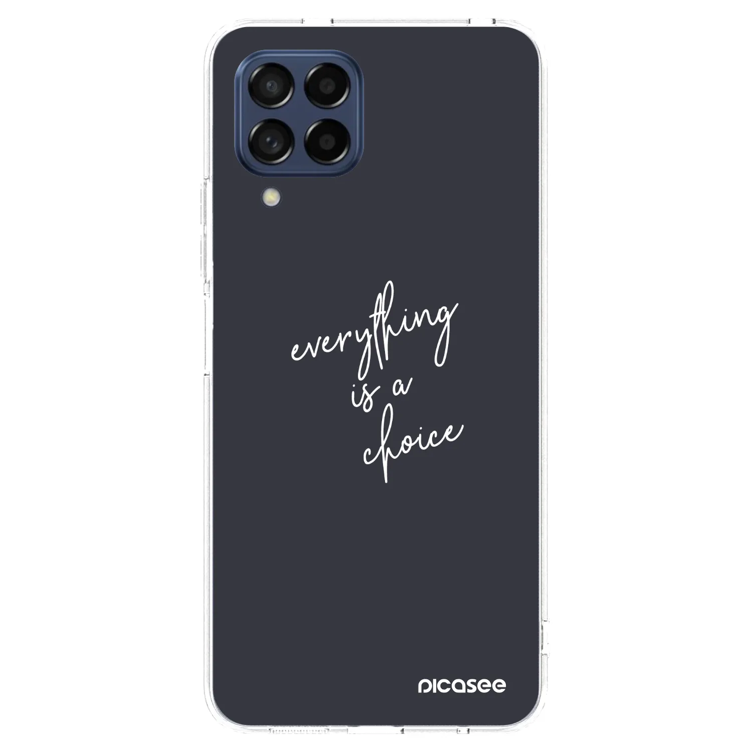 Picasee husă transparentă din silicon pentru Samsung Galaxy M53 5G - Everything is a choice