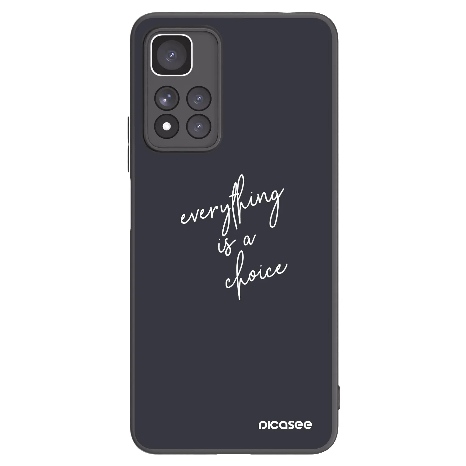 Picasee husă neagră din silicon pentru Xiaomi Redmi Note 11 Pro+ 5G - Everything is a choice
