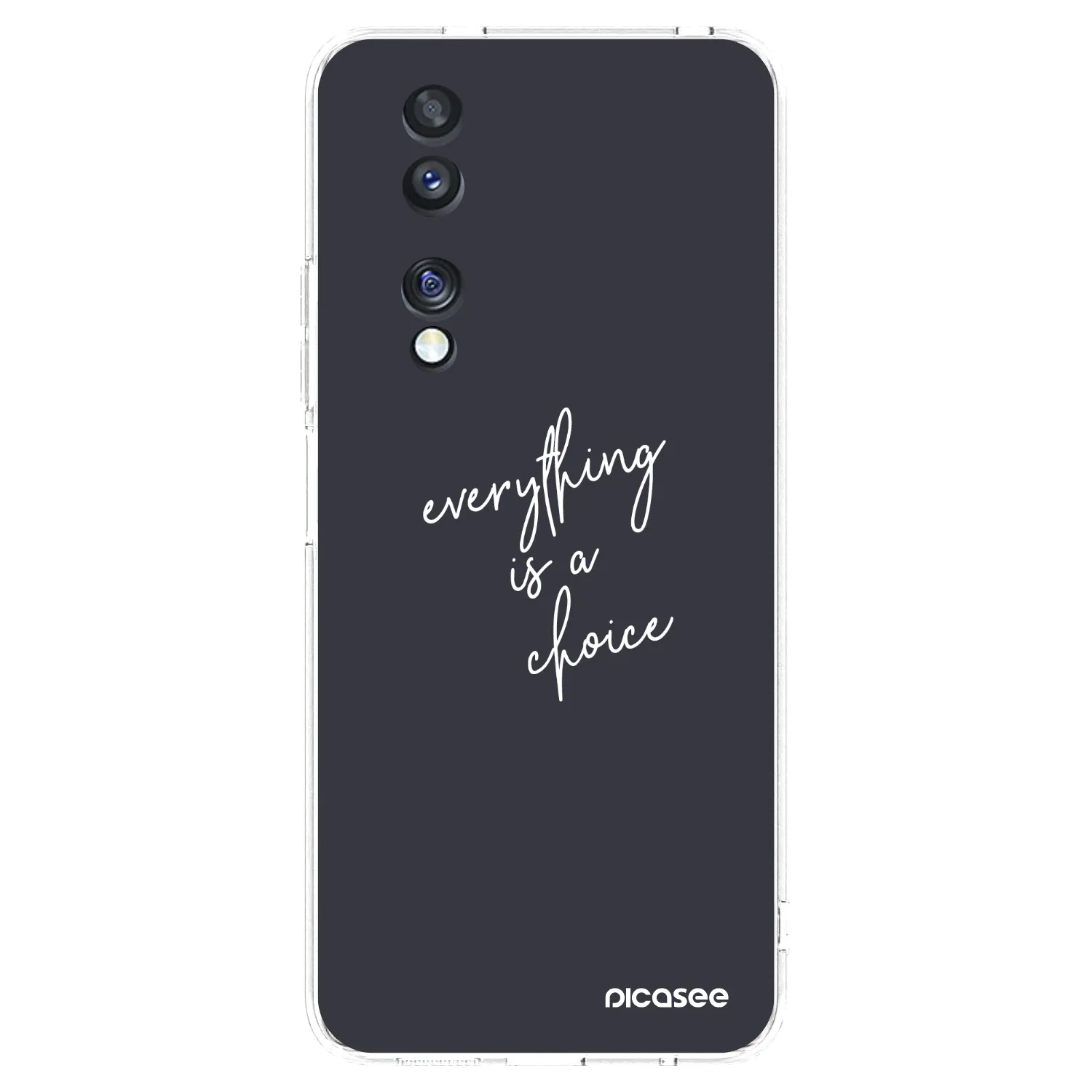 Picasee husă transparentă din silicon pentru Honor 70 - Everything is a choice