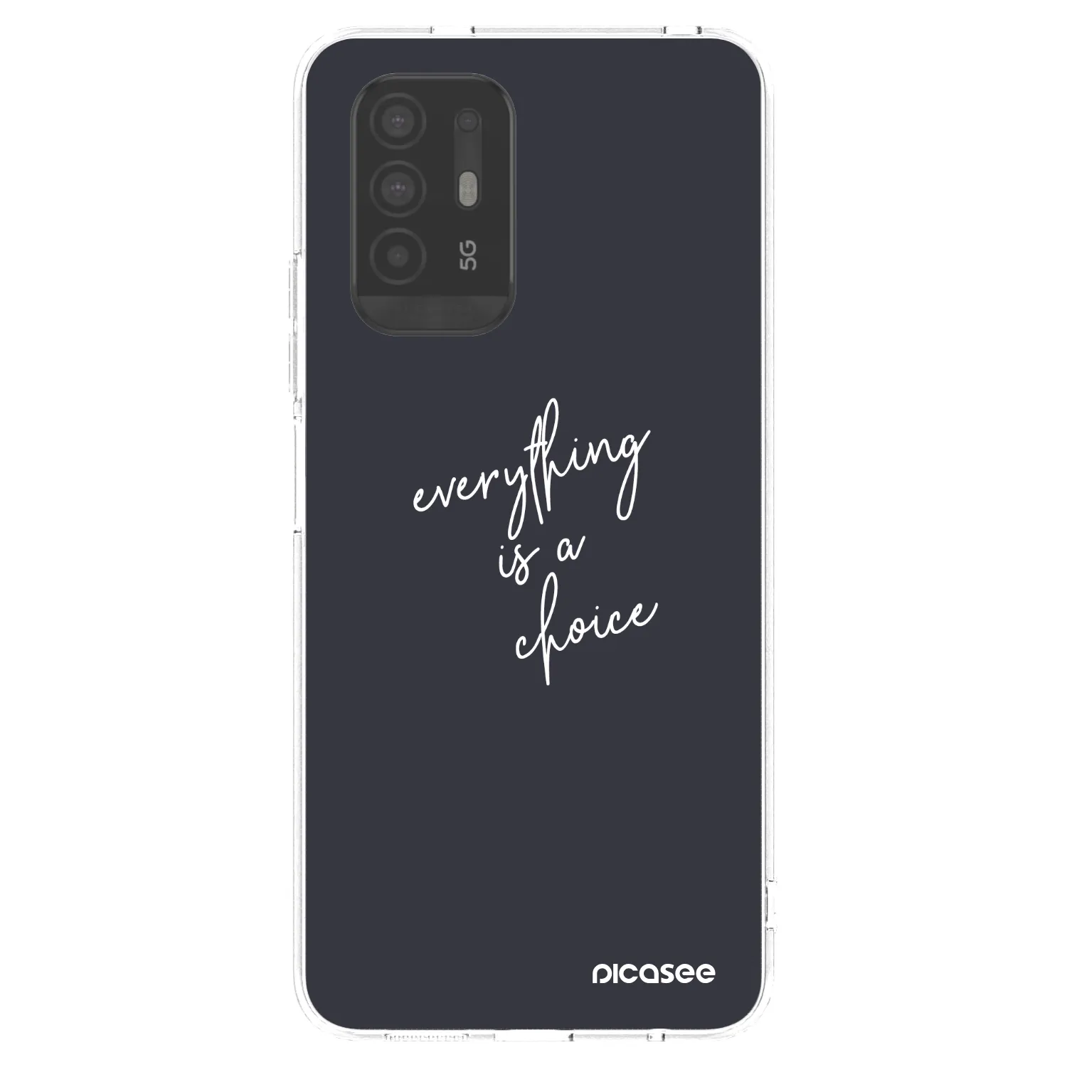 Picasee husă transparentă din silicon pentru OPPO A94 5G - Everything is a choice