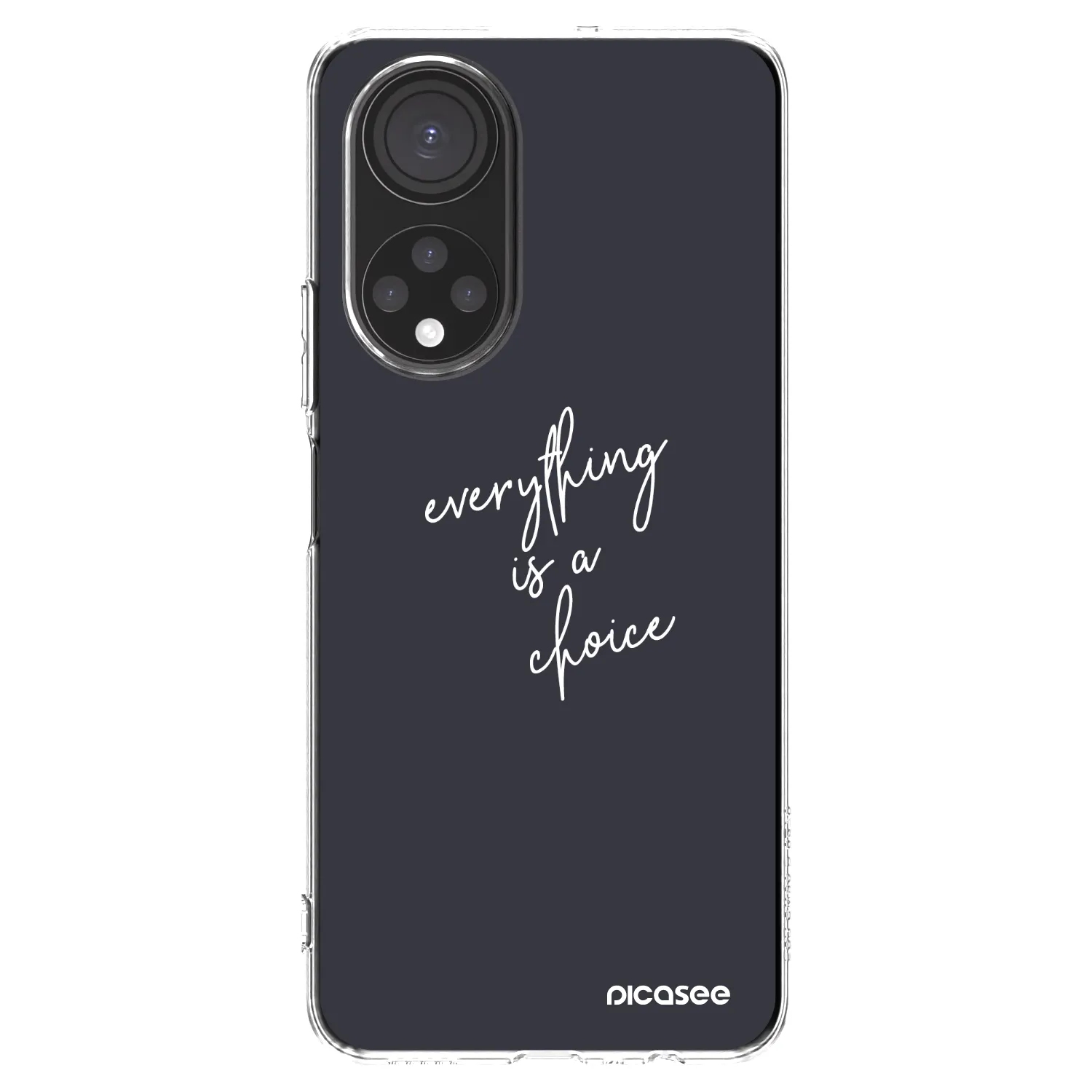 Picasee husă transparentă din silicon pentru Honor X7 - Everything is a choice