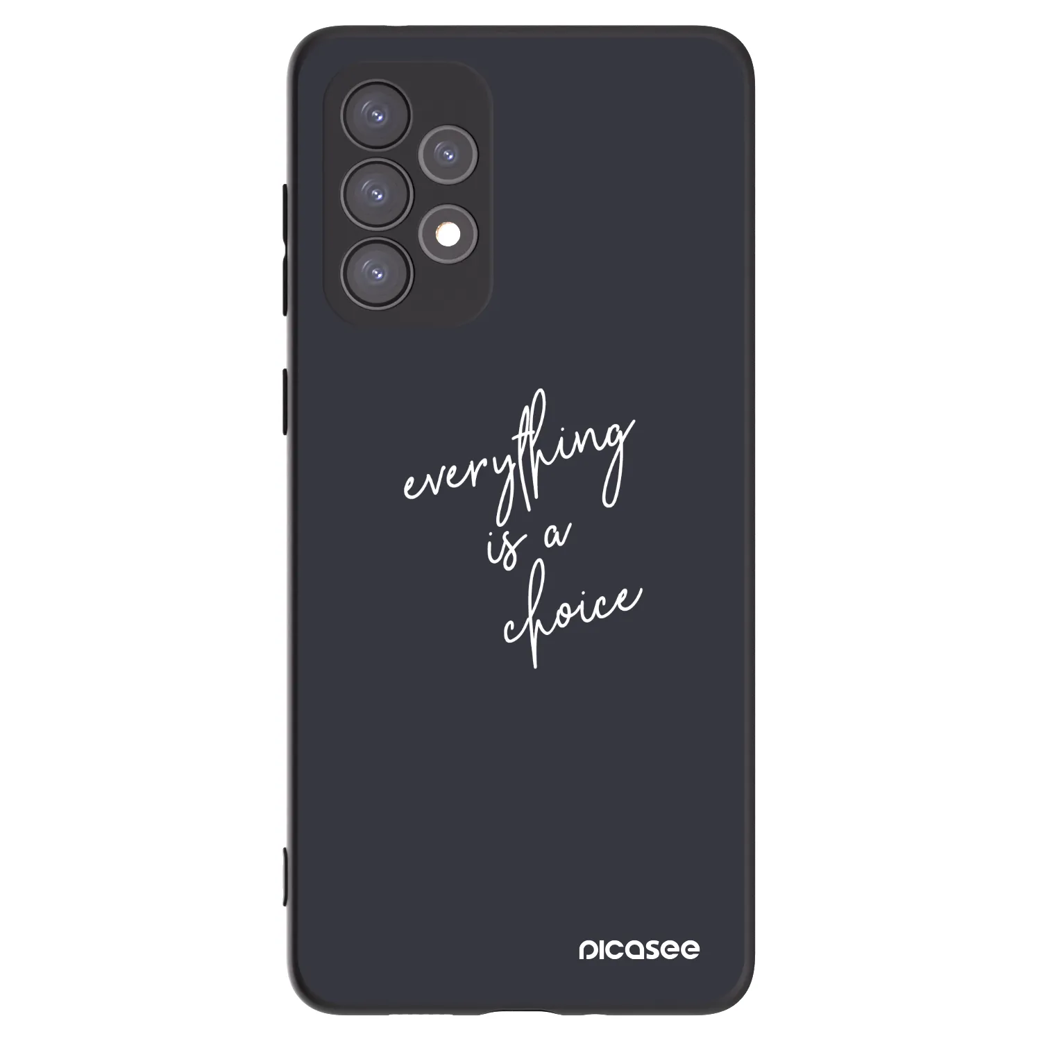 Picasee husă neagră din silicon pentru Samsung Galaxy A73 5G - Everything is a choice