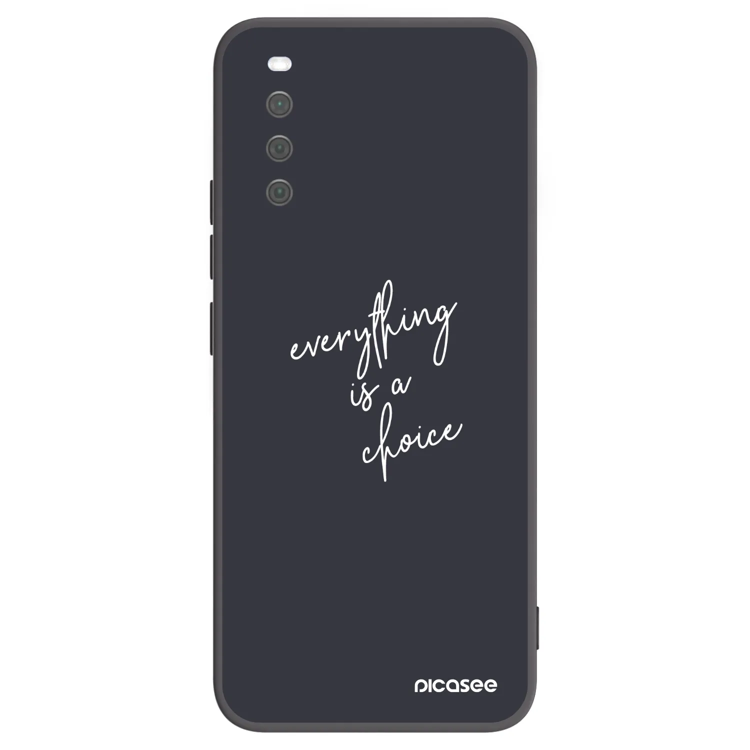 Picasee husă neagră din silicon pentru Sony Xperia 10 III - Everything is a choice