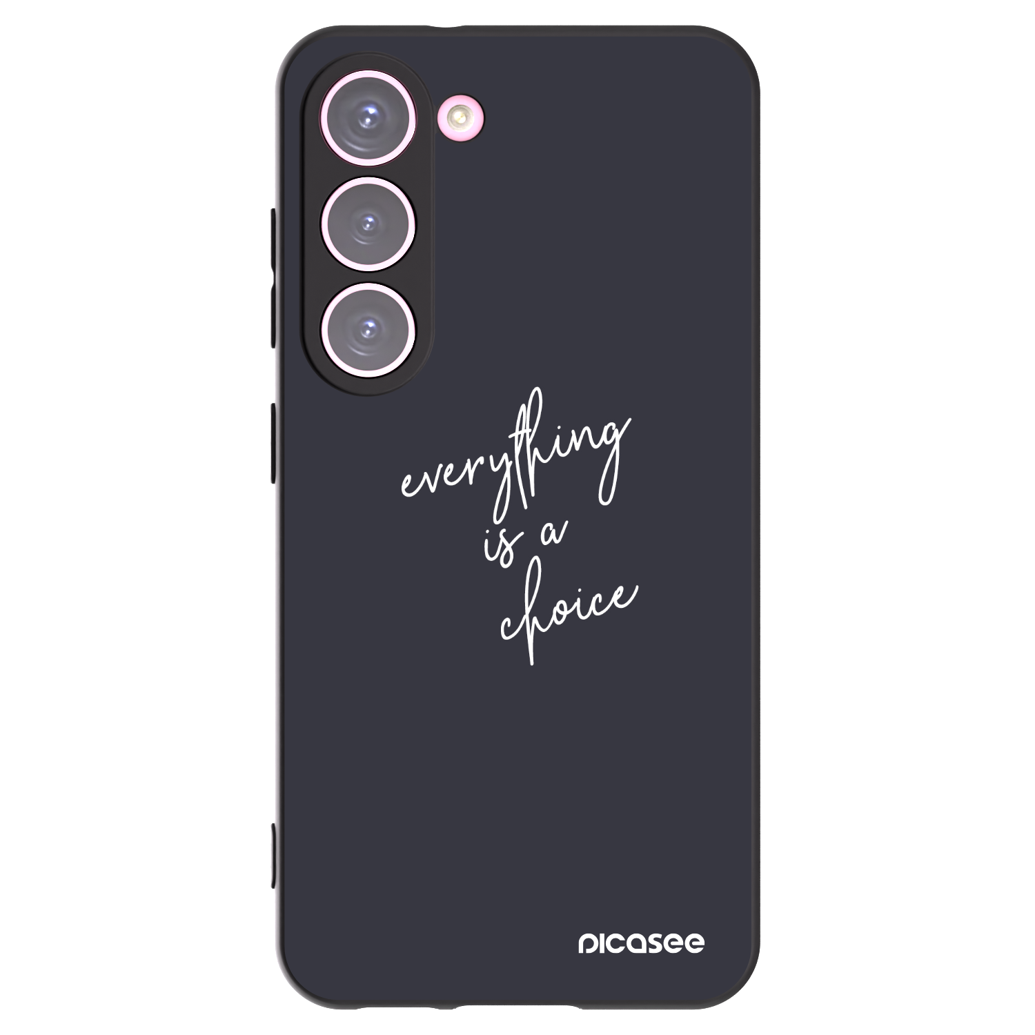 Picasee husă neagră din silicon pentru Samsung Galaxy S23 5G - Everything is a choice