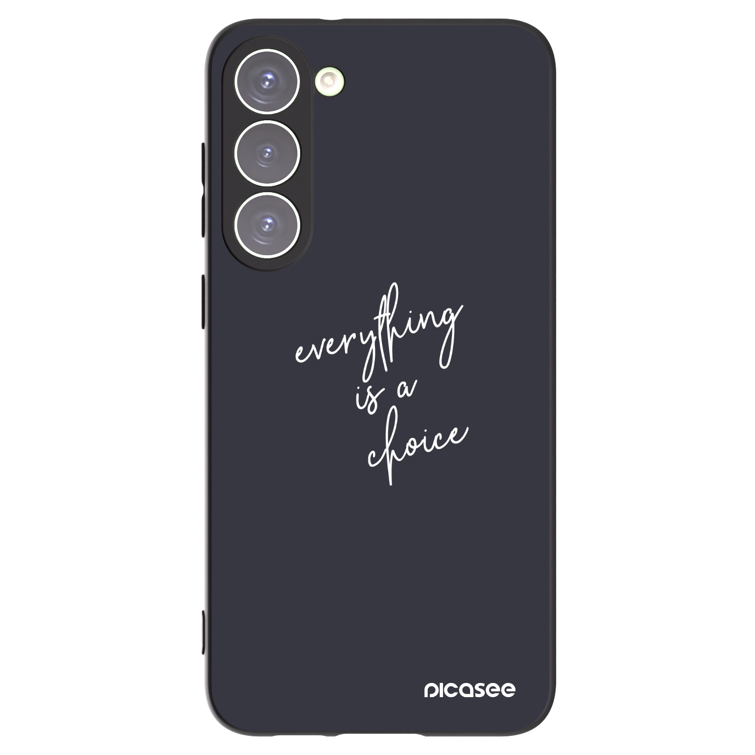 Picasee husă neagră din silicon pentru Samsung Galaxy S23+ 5G - Everything is a choice