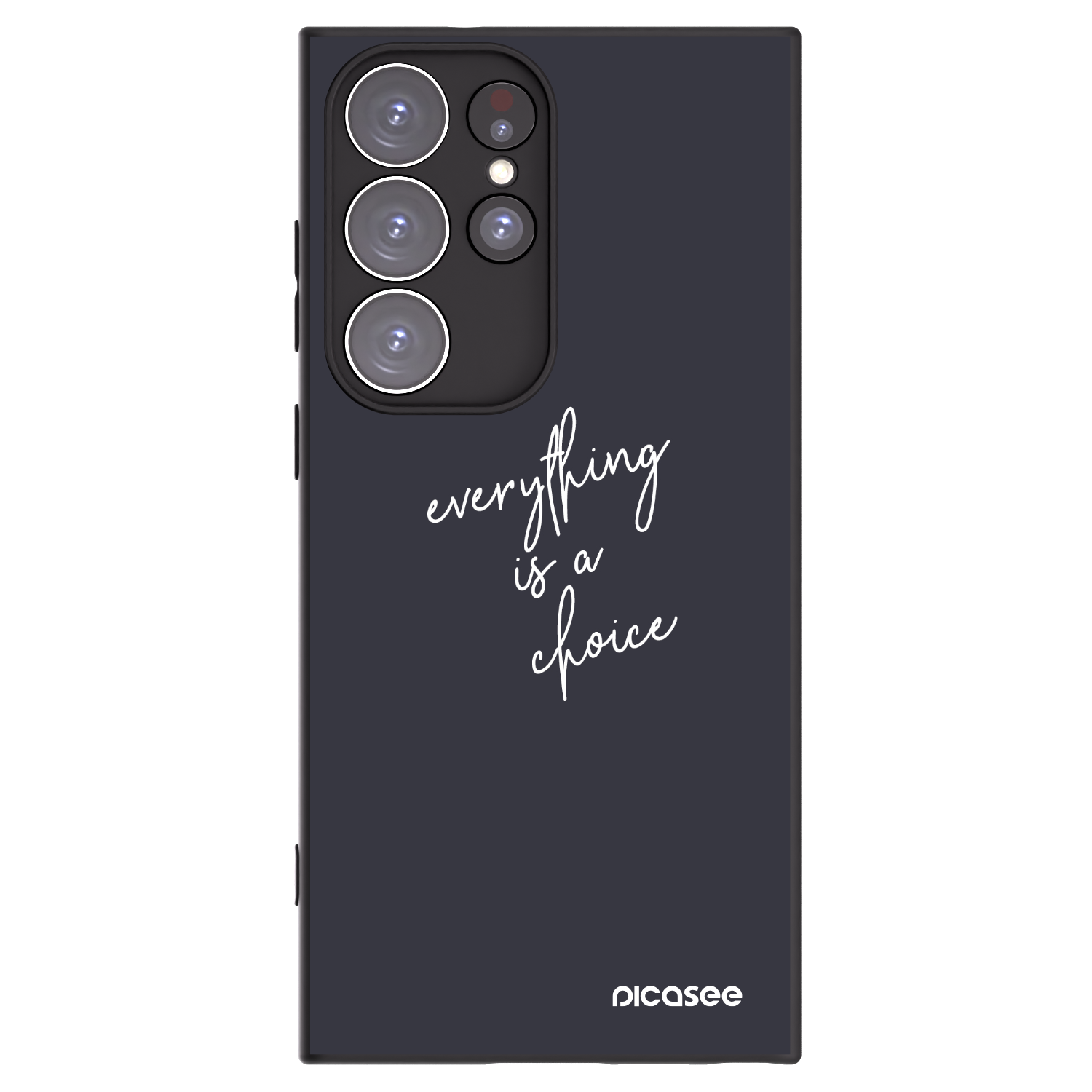 Picasee husă neagră din silicon pentru Samsung Galaxy S23 Ultra 5G - Everything is a choice