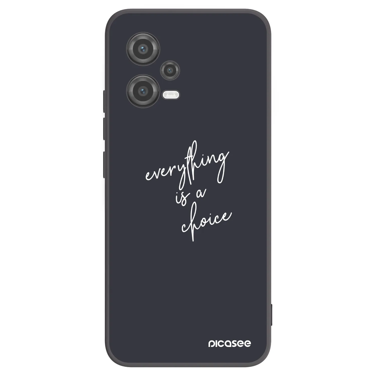 Picasee husă neagră din silicon pentru Xiaomi Poco X5 - Everything is a choice