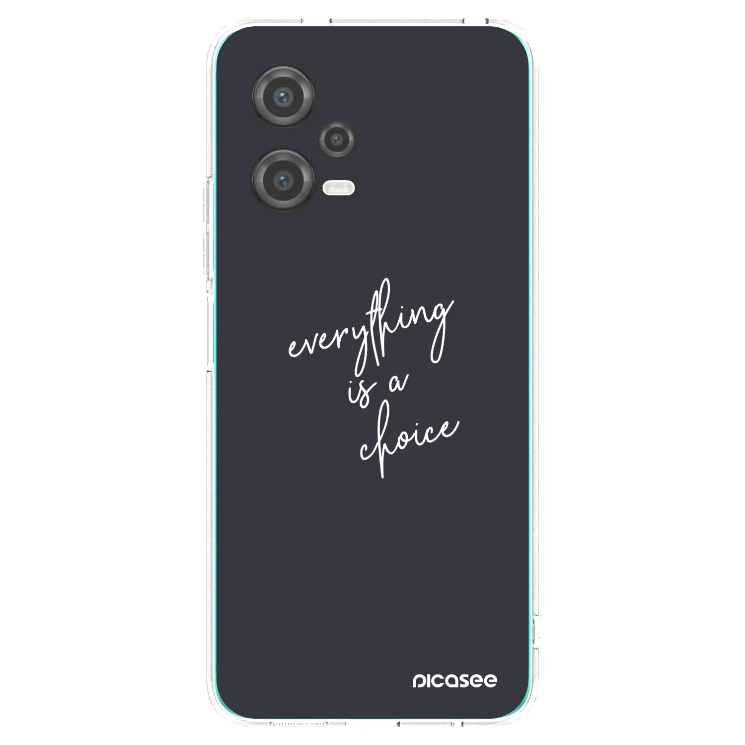 Picasee husă transparentă din silicon pentru Xiaomi Poco X5 - Everything is a choice