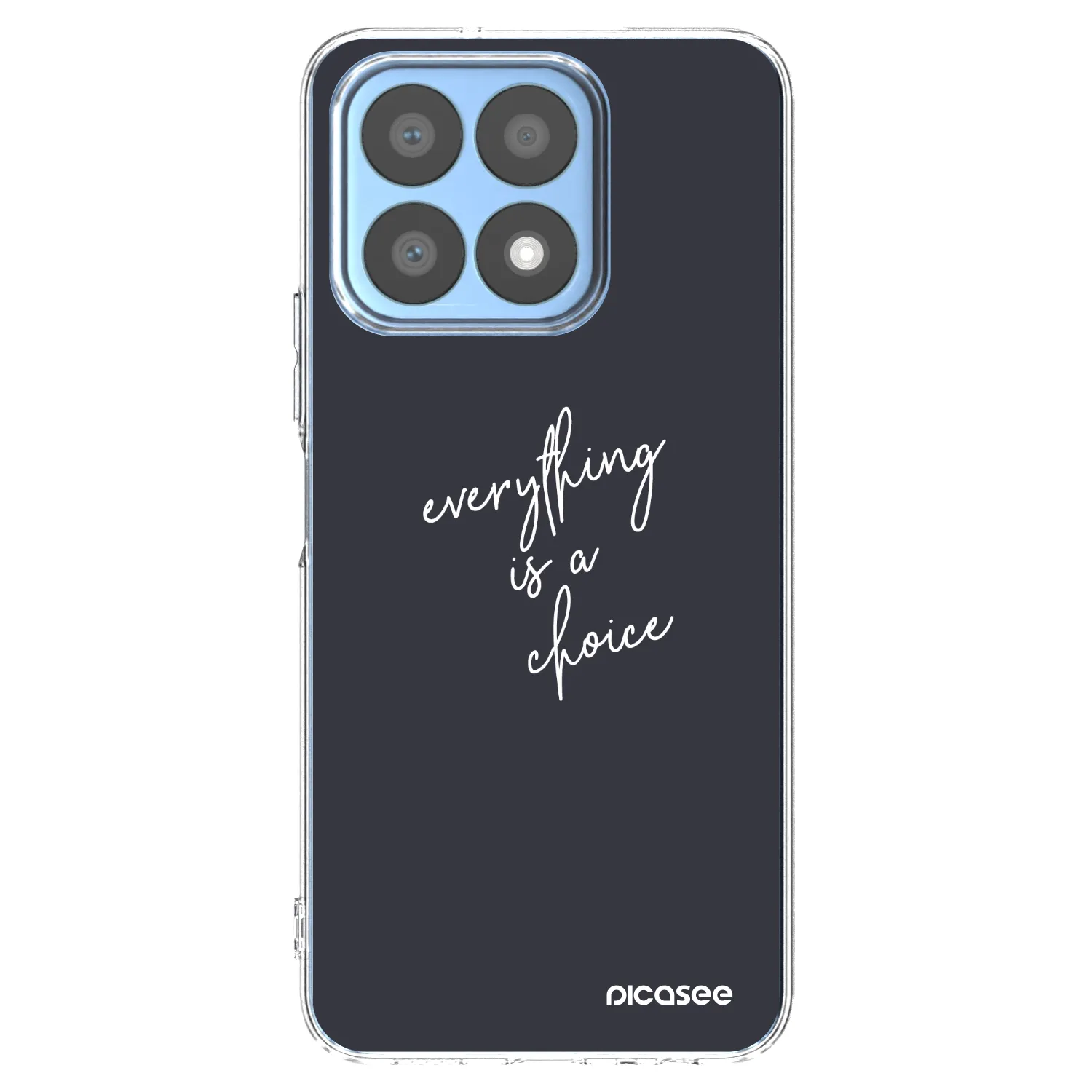 Picasee husă transparentă din silicon pentru Honor X8a - Everything is a choice
