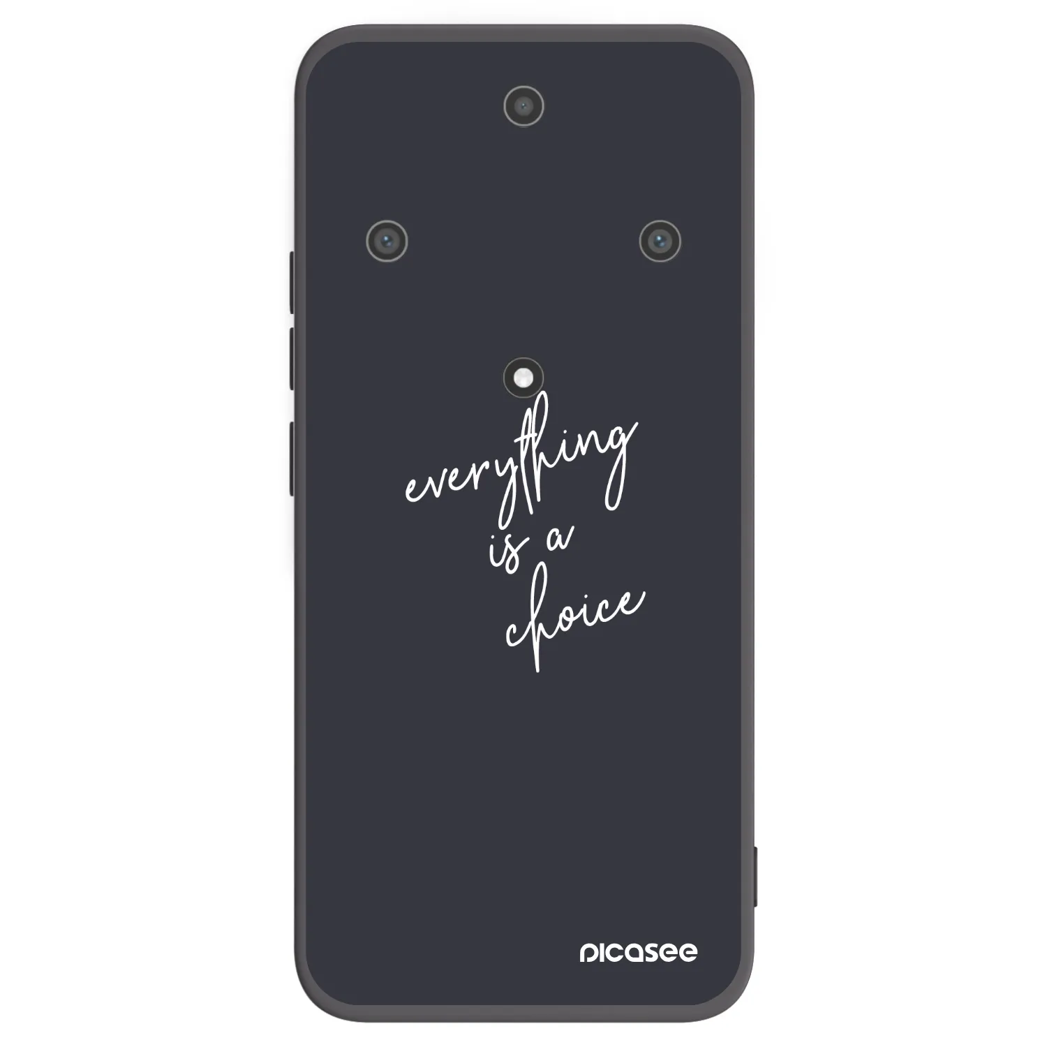 Picasee husă neagră din silicon pentru Honor Magic5 Lite 5G - Everything is a choice