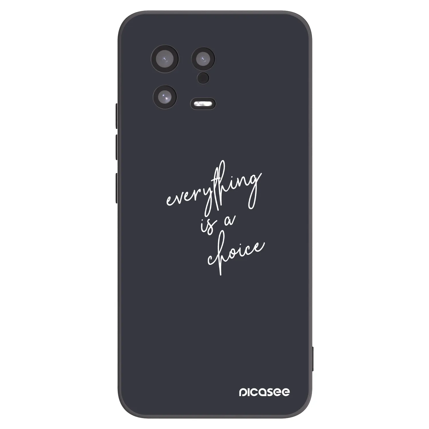 Picasee husă neagră din silicon pentru Xiaomi 13 - Everything is a choice