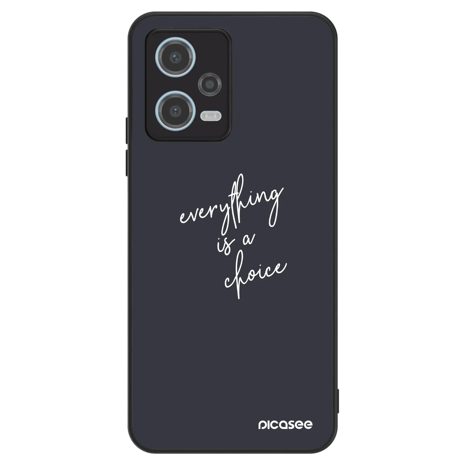 Picasee ULTIMATE CASE pentru Xiaomi Redmi Note 12 5G - Everything is a choice