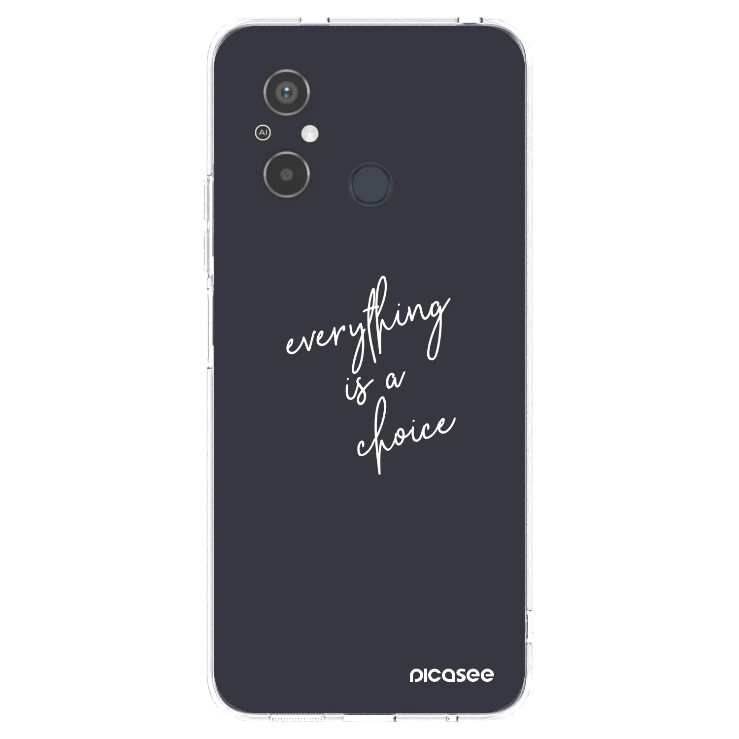 Picasee husă transparentă din silicon pentru Xiaomi Redmi 12C - Everything is a choice