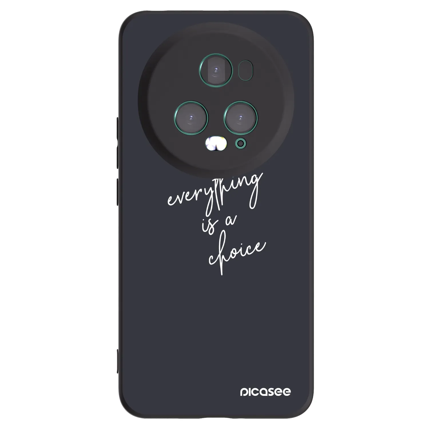 Picasee husă neagră din silicon pentru Honor Magic5 Pro - Everything is a choice