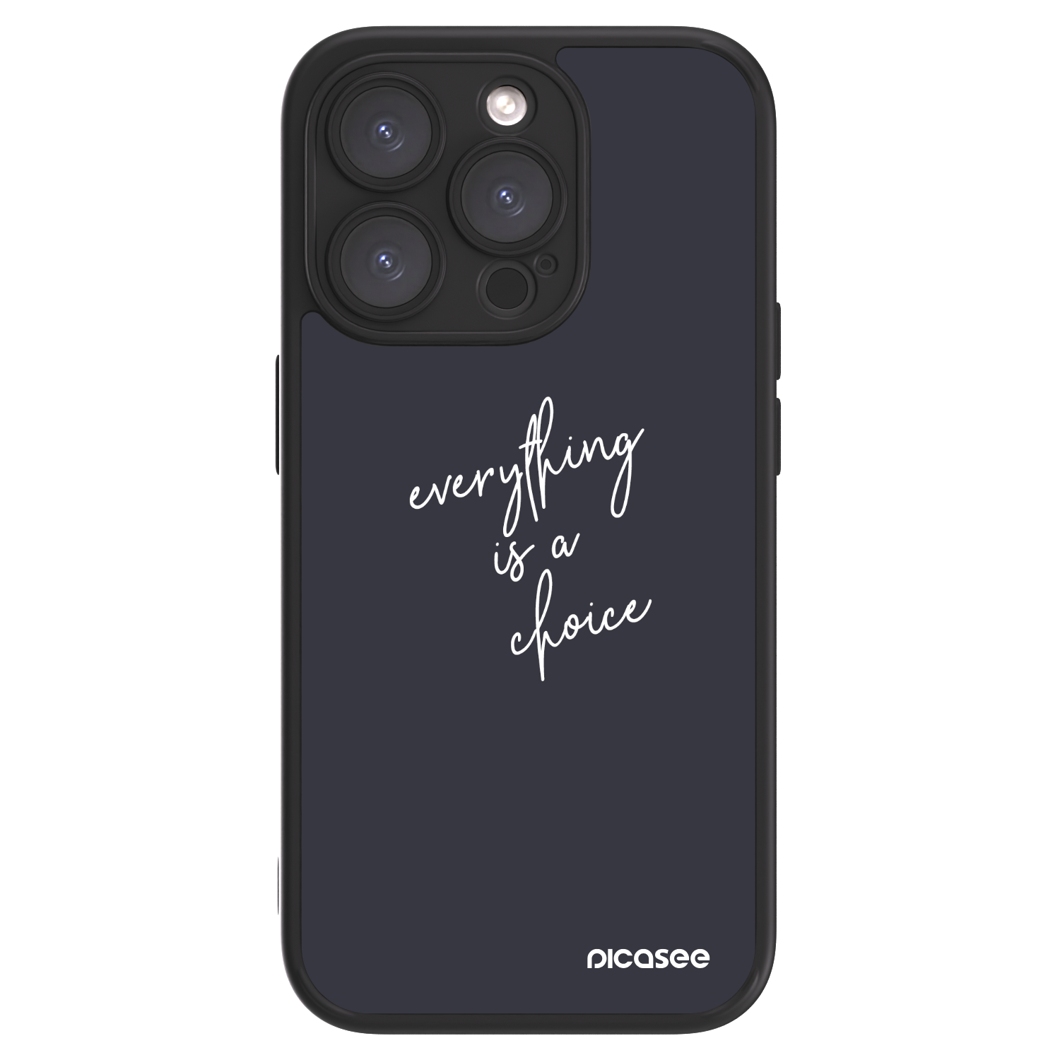 Picasee ULTIMATE CASE pentru Apple iPhone 15 Pro - Everything is a choice