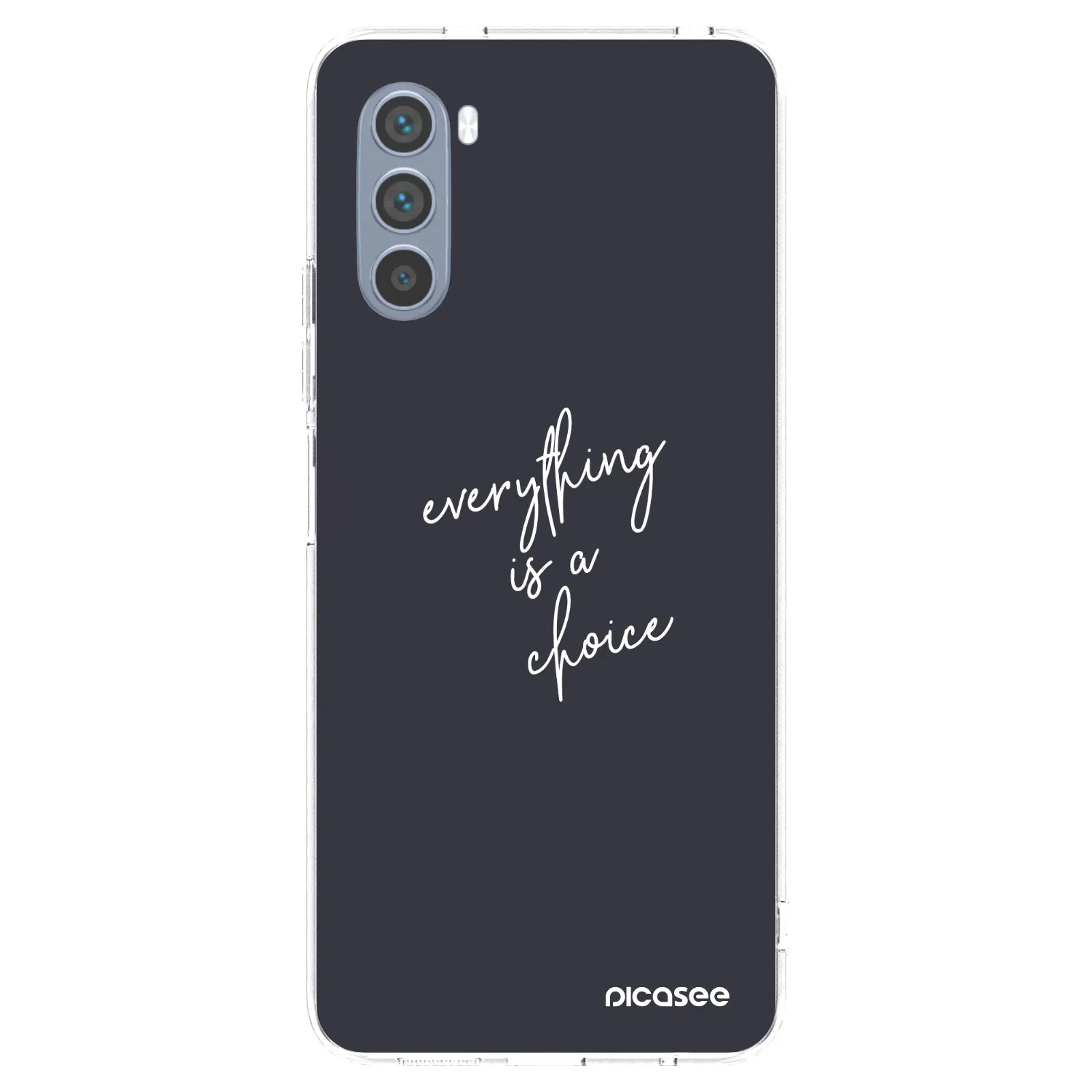 Picasee husă transparentă din silicon pentru Motorola Moto G62 - Everything is a choice