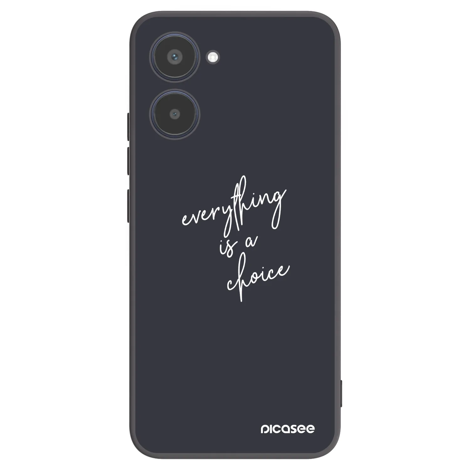 Picasee husă neagră din silicon pentru Realme 10 4G - Everything is a choice