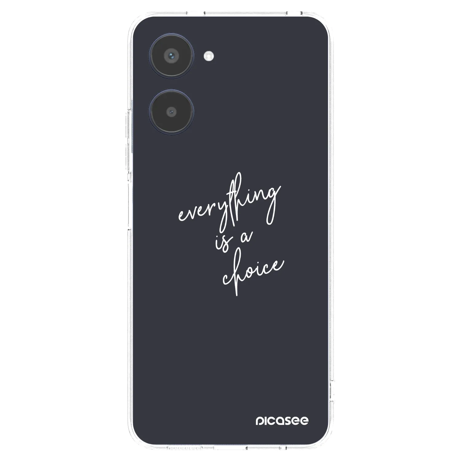 Picasee husă transparentă din silicon pentru Realme 10 4G - Everything is a choice