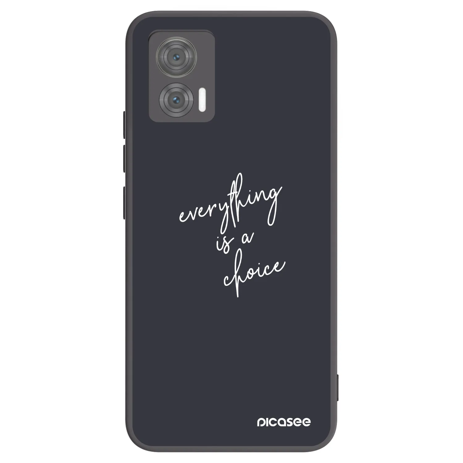 Picasee husă neagră din silicon pentru Motorola Edge 30 Neo - Everything is a choice