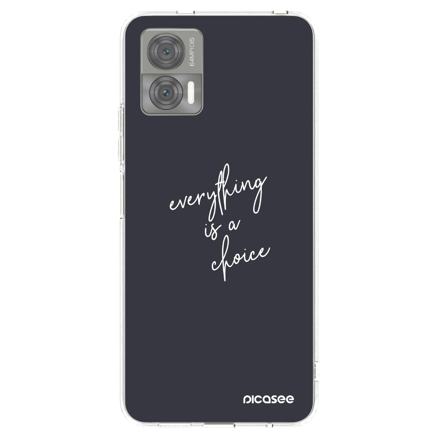 Picasee husă transparentă din silicon pentru Motorola Edge 30 Neo - Everything is a choice