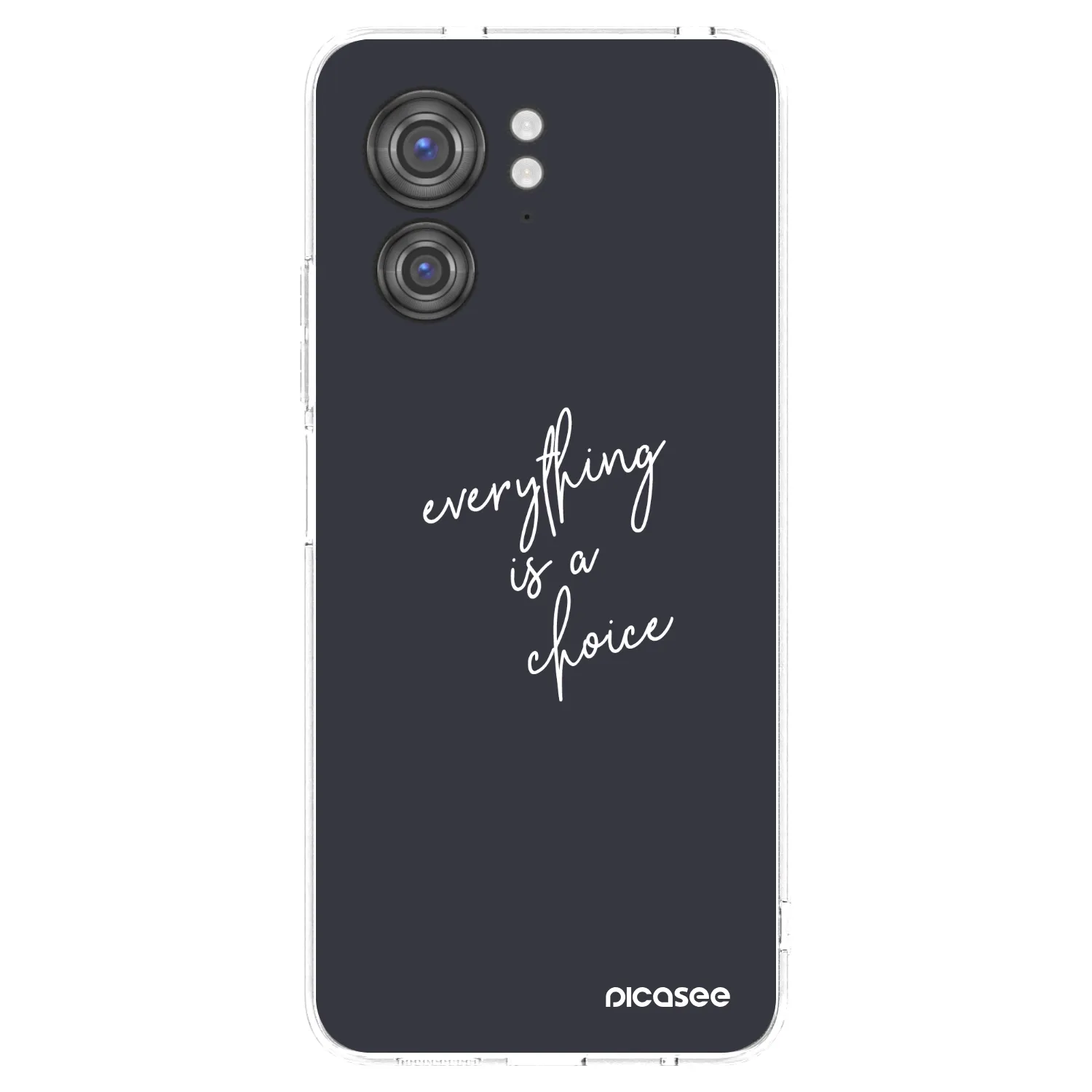 Picasee husă transparentă din silicon pentru Motorola Edge 40 - Everything is a choice