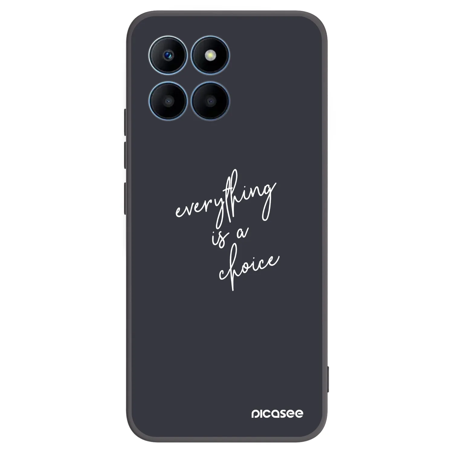 Picasee husă neagră din silicon pentru Honor 70 Lite - Everything is a choice
