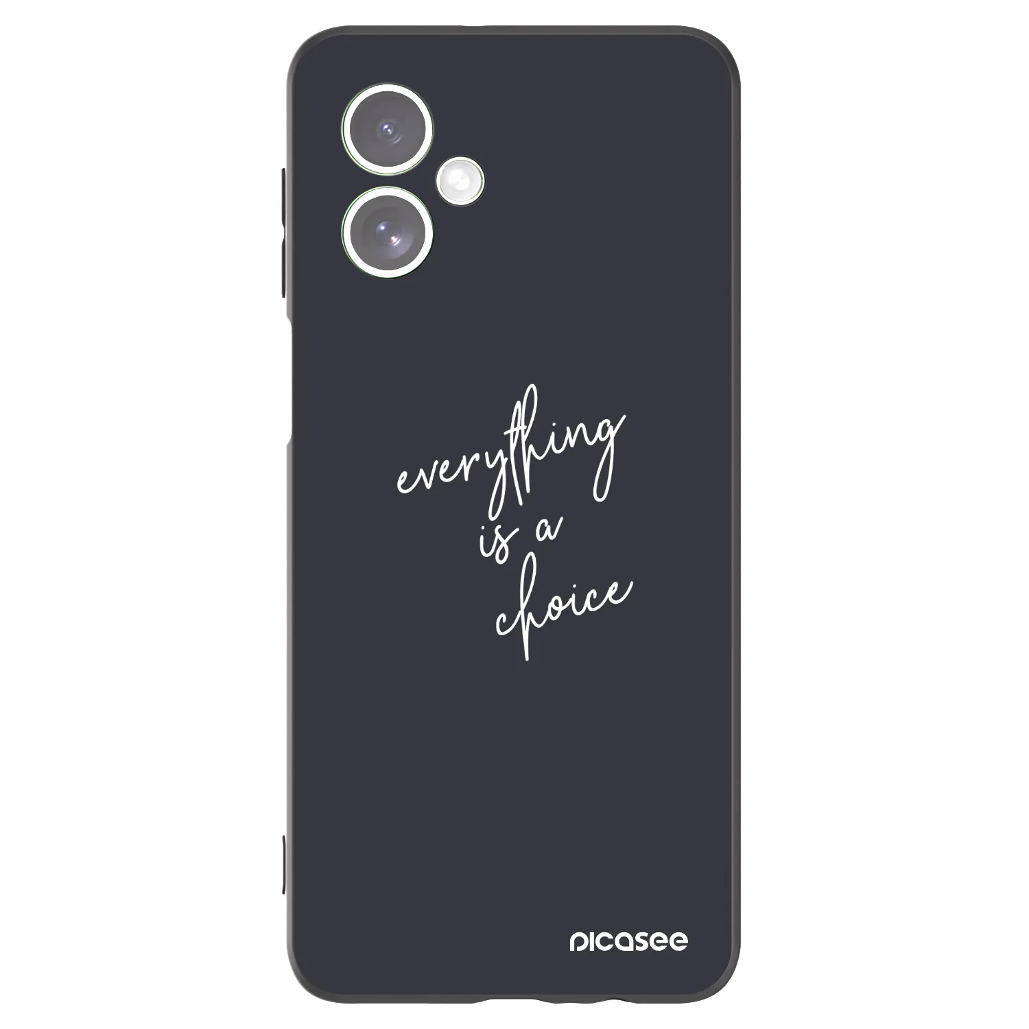 Picasee husă neagră din silicon pentru Motorola Moto G54 5G - Everything is a choice