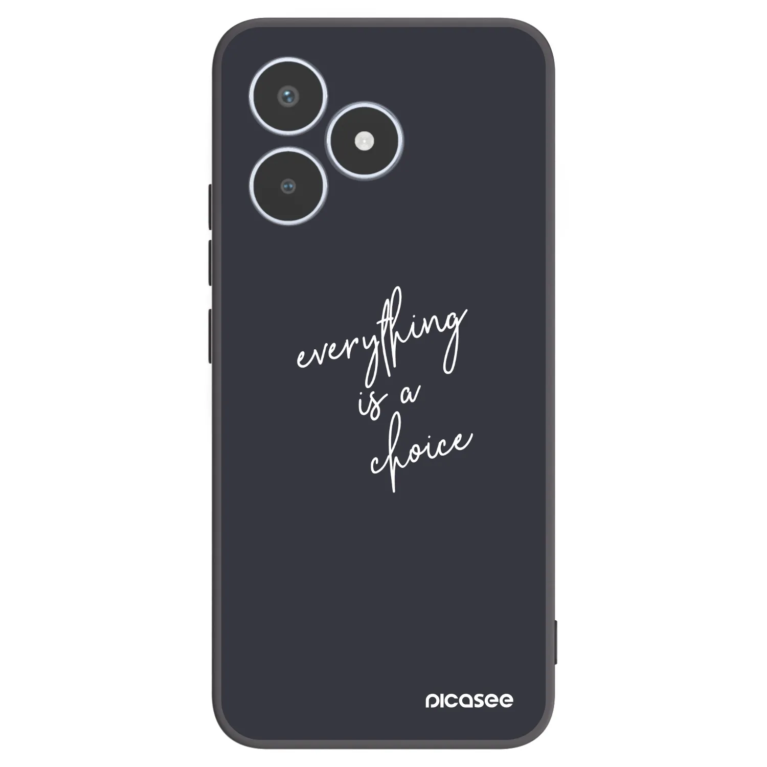 Picasee husă neagră din silicon pentru Realme C53 - Everything is a choice