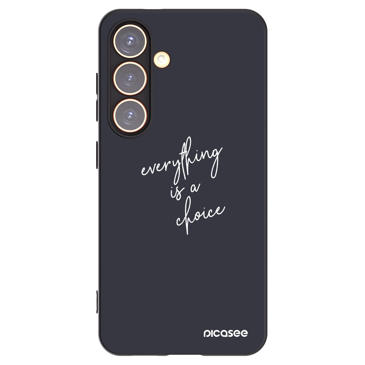 Picasee husă neagră din silicon pentru Samsung Galaxy S24 S921B 5G - Everything is a choice