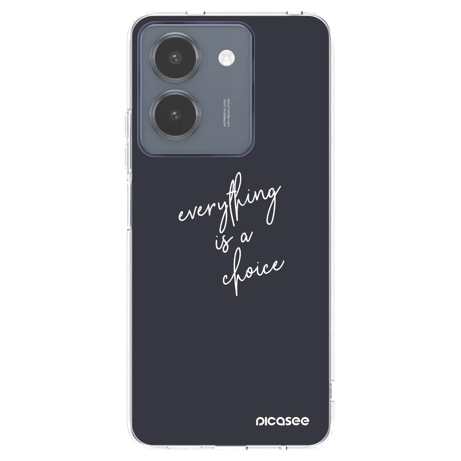 Picasee husă transparentă din silicon pentru Vivo Y36 4G - Everything is a choice