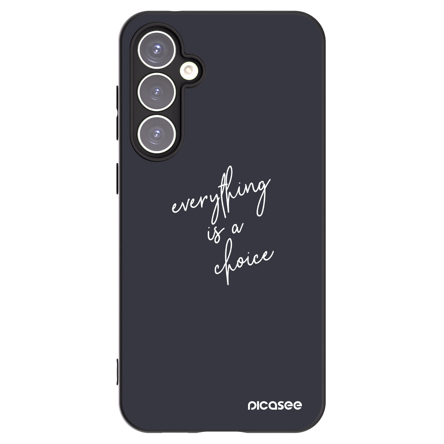 Picasee husă neagră din silicon pentru Samsung Galaxy S23 FE S711B - Everything is a choice