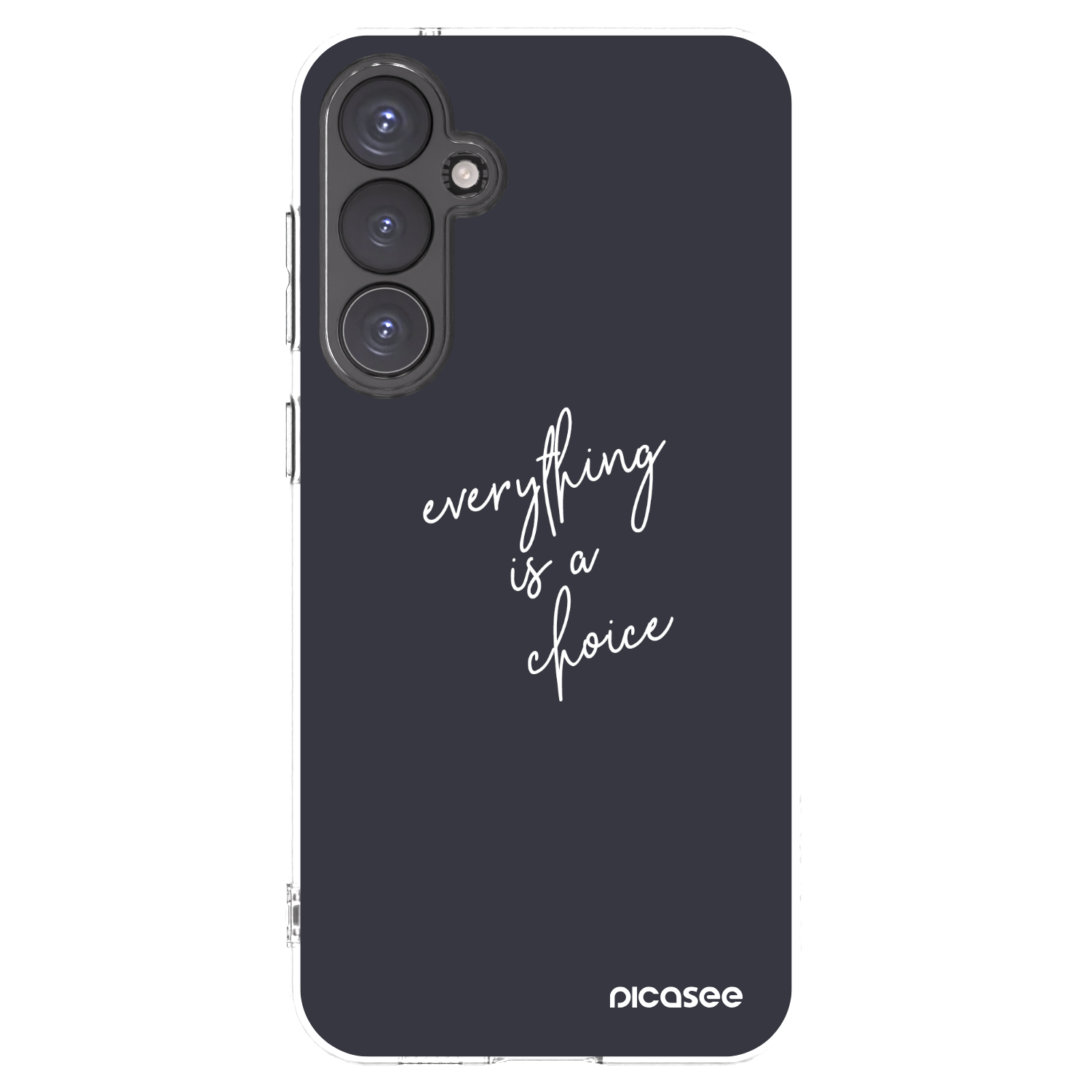 Picasee husă transparentă din silicon pentru Samsung Galaxy S23 FE S711B - Everything is a choice