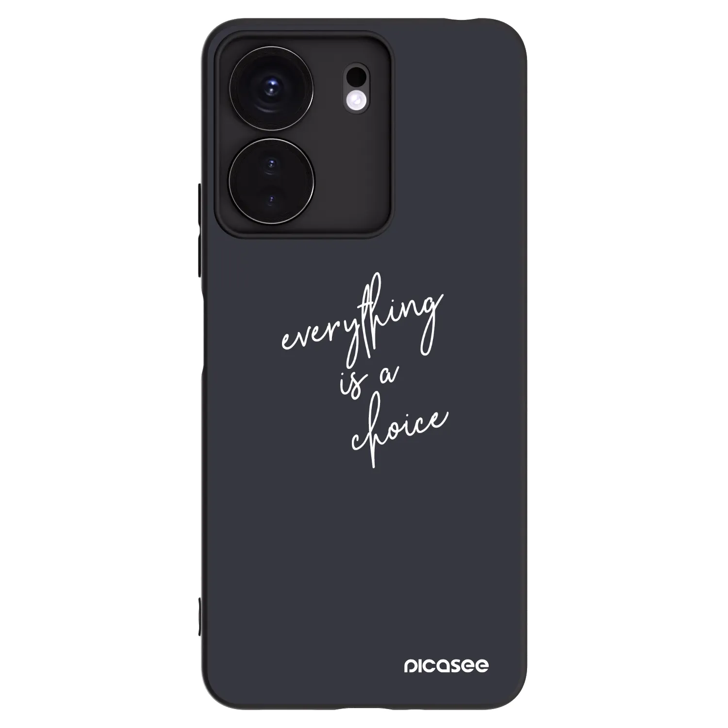 Picasee husă neagră din silicon pentru Xiaomi Redmi 13C 4G - Everything is a choice