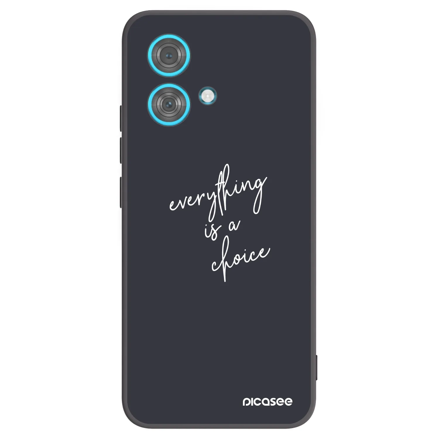 Picasee husă neagră din silicon pentru Motorola Edge 40 Neo - Everything is a choice